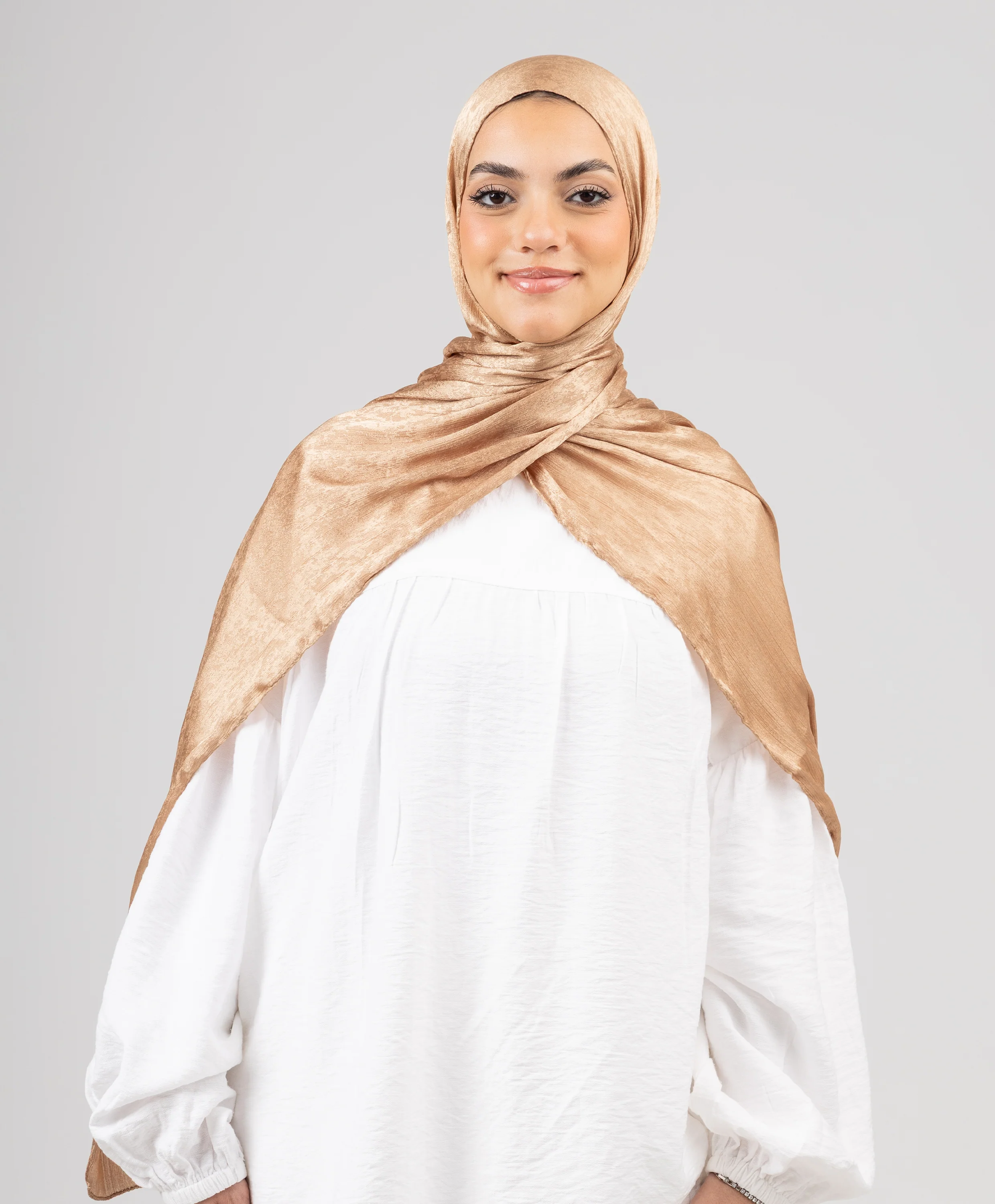 Glossy Satin Scarf - Image 8