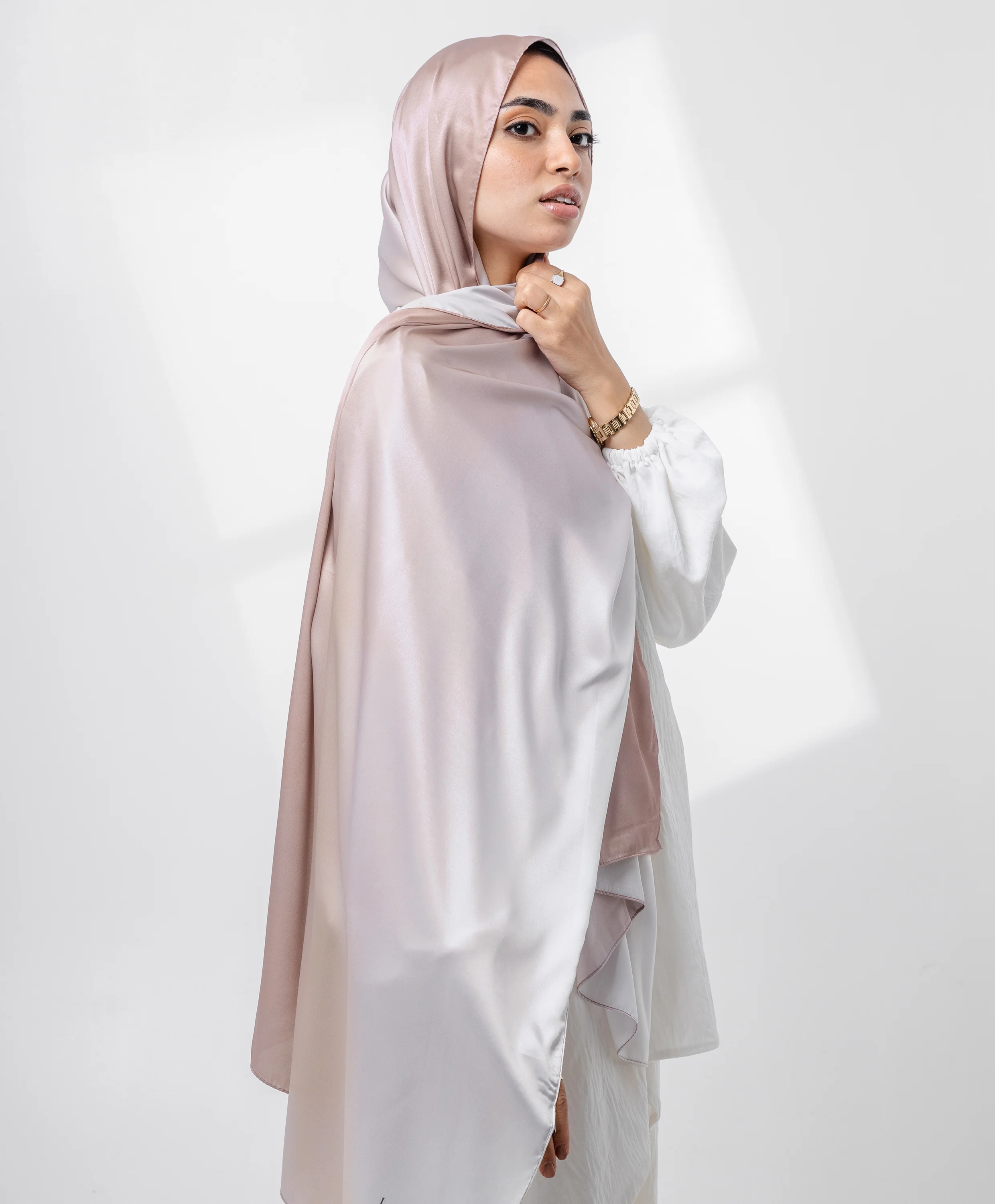 Gradient Silk Scarf - Image 10