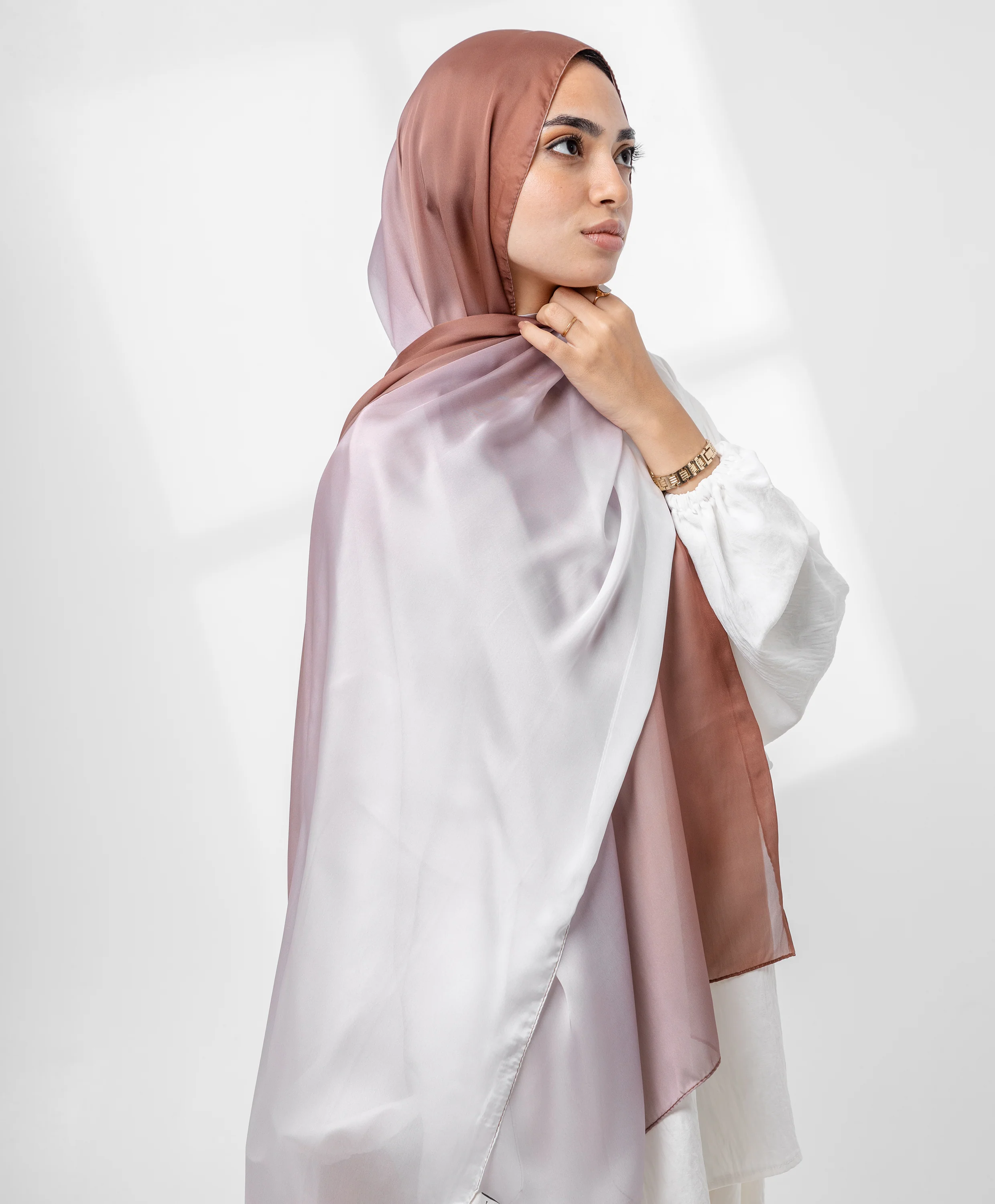 Gradient Silk Scarf - Image 9