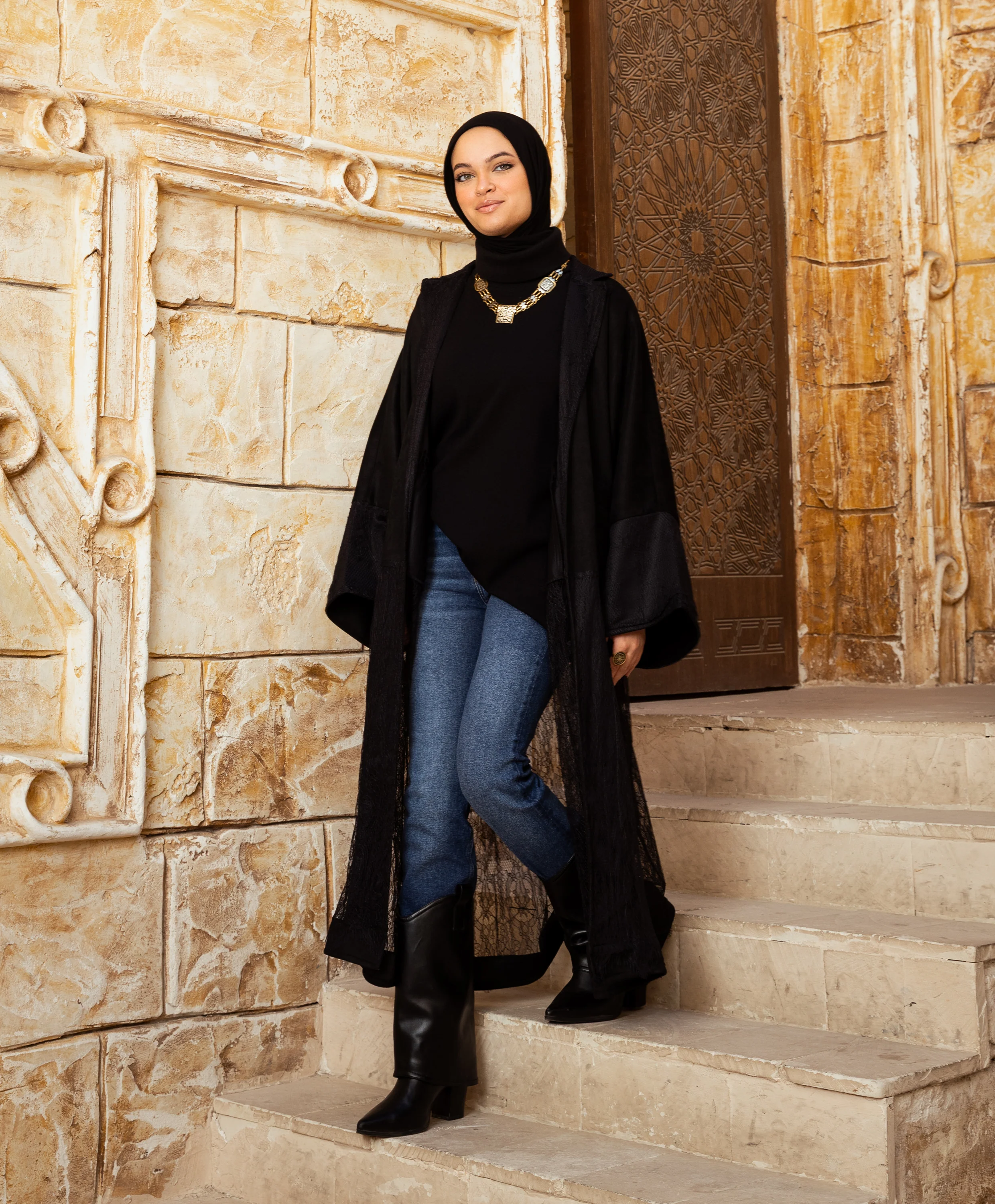 Half Lace Kaftan - Image 4