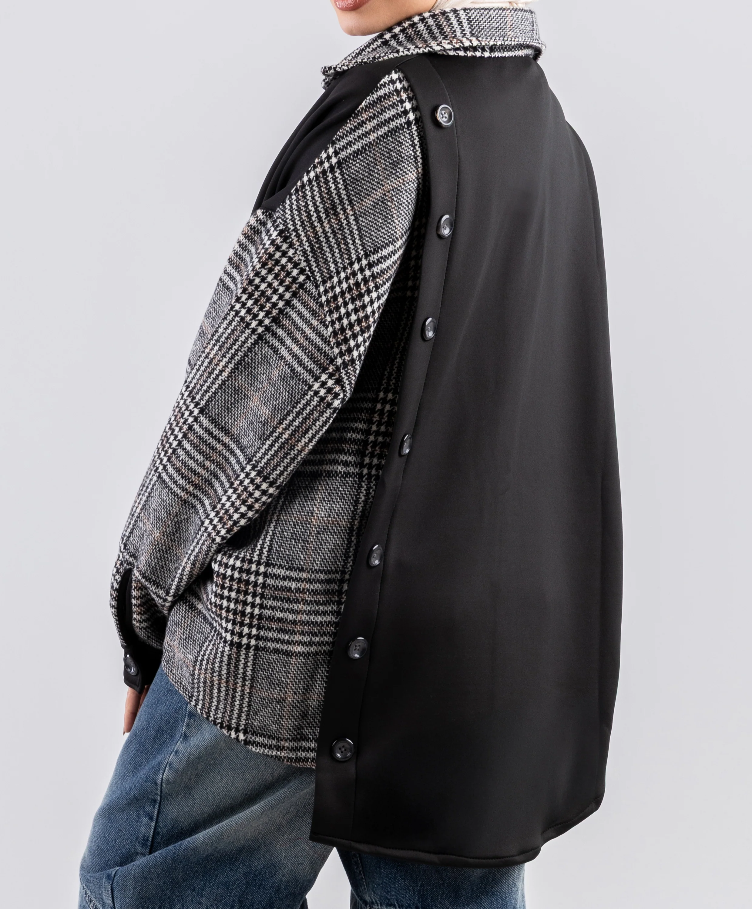 Half Plaid Shirt - Image 3