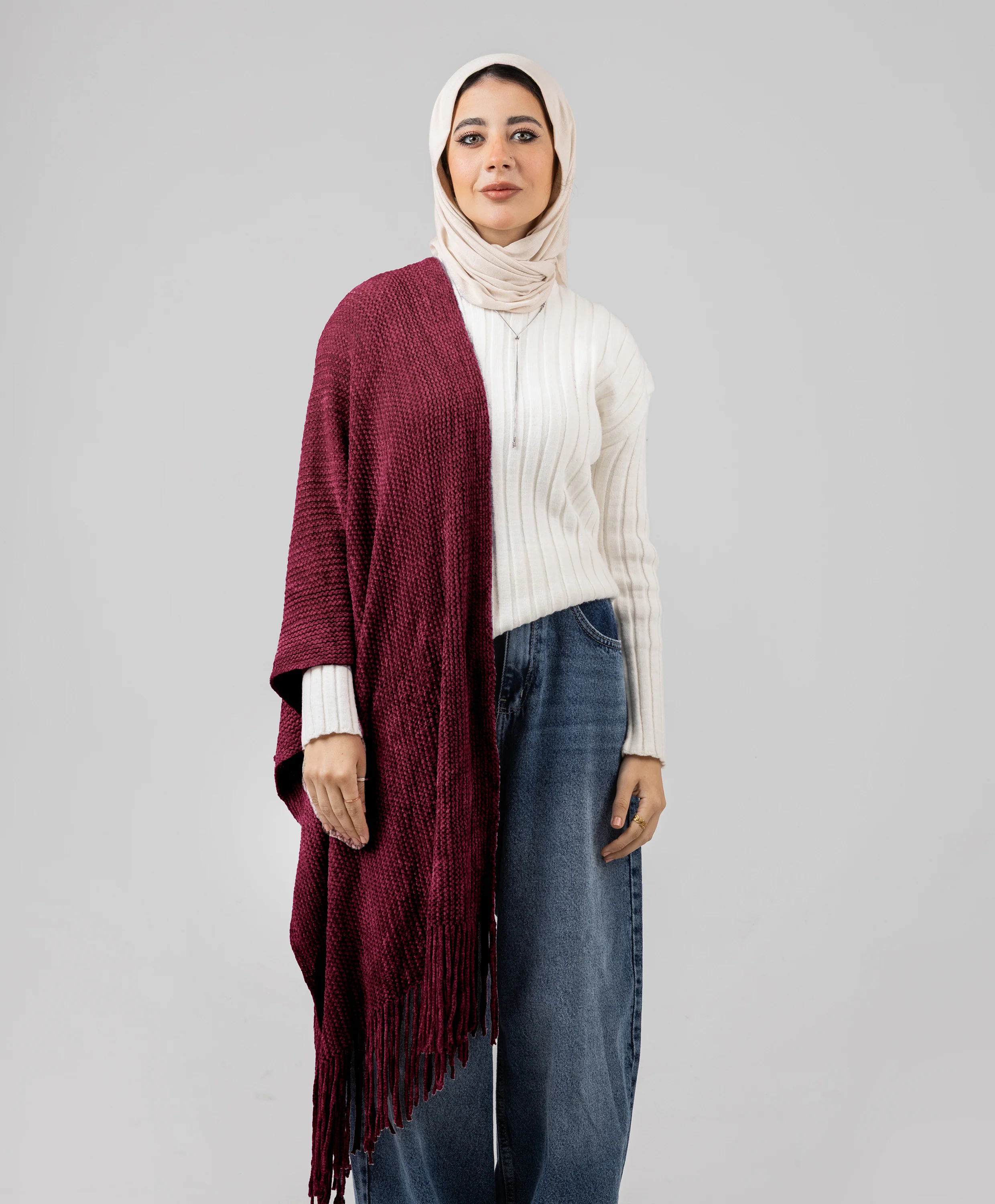 Knitted Winter Shawl - Image 9
