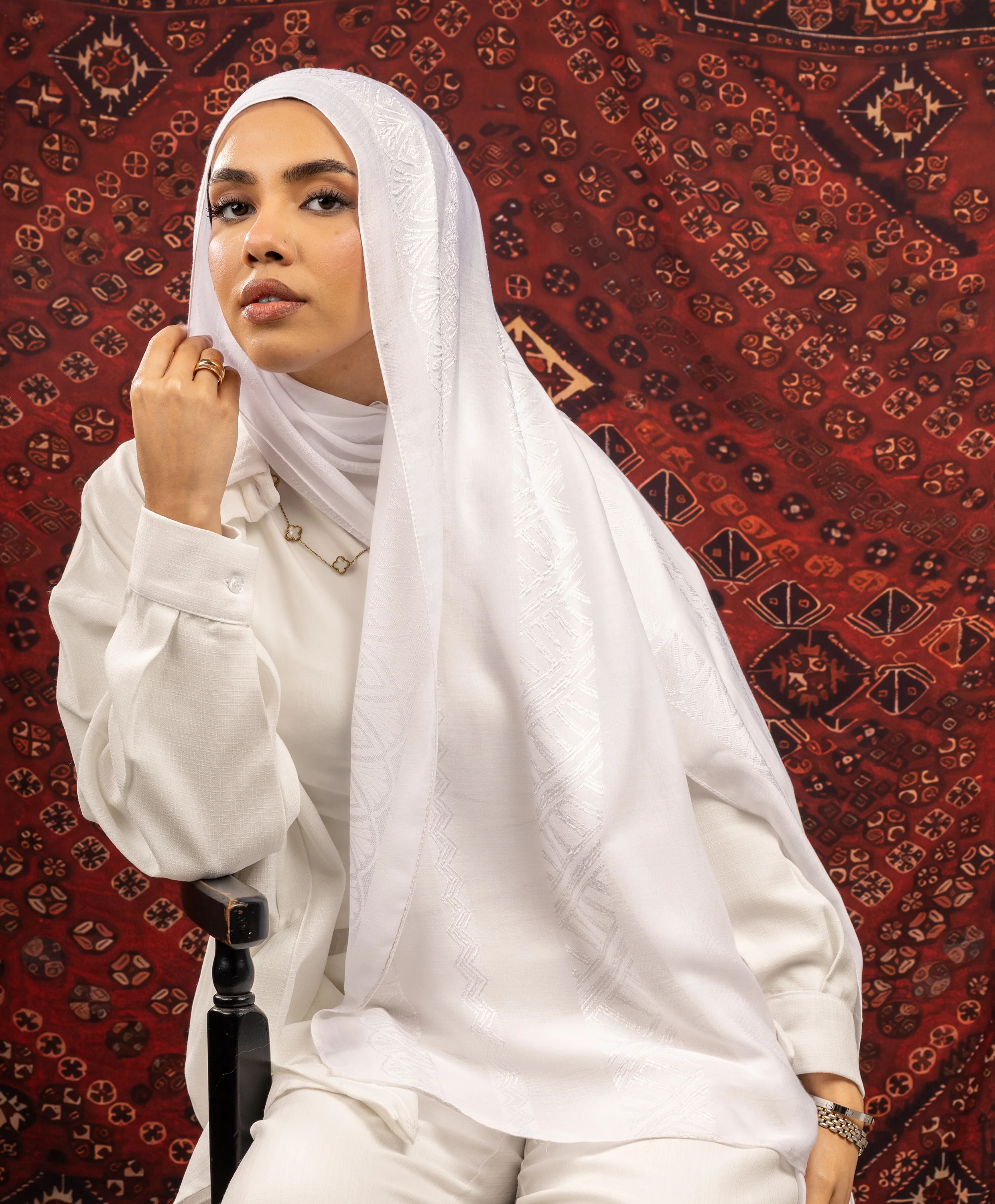 Luxe Linen Scarf - Image 3