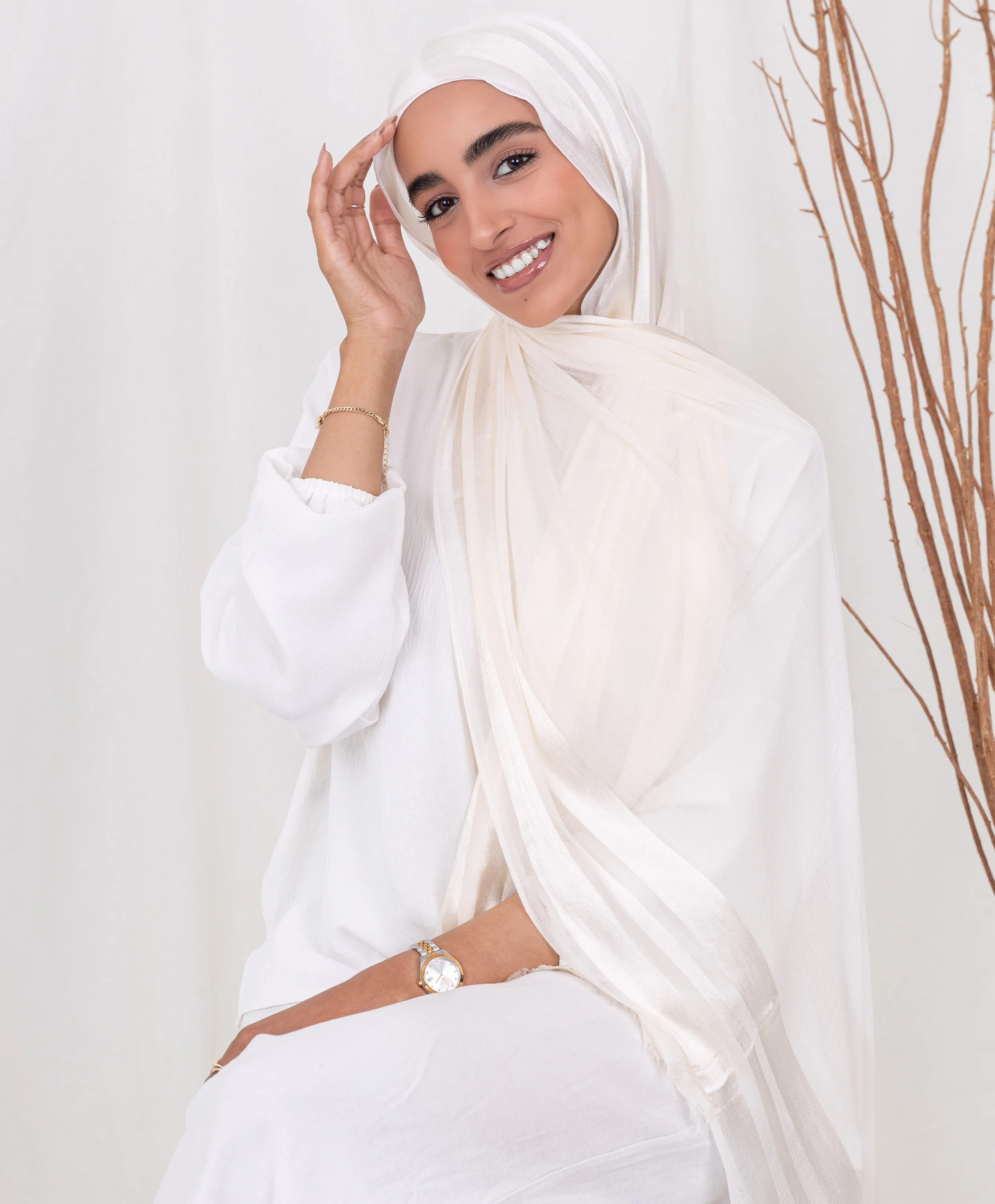 Luxury Linen Scarf - Image 4
