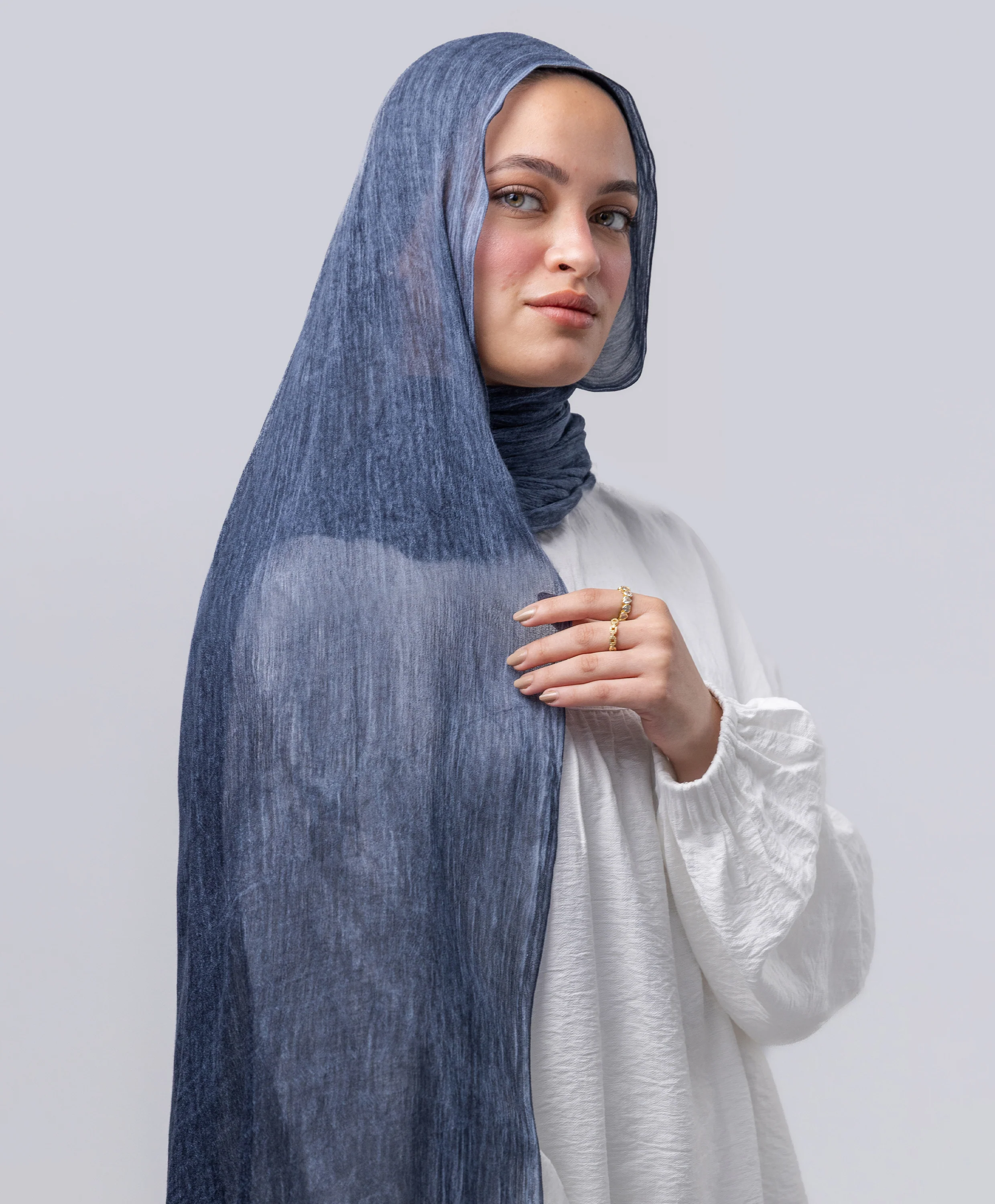 Marble Linen Scarf - Image 27