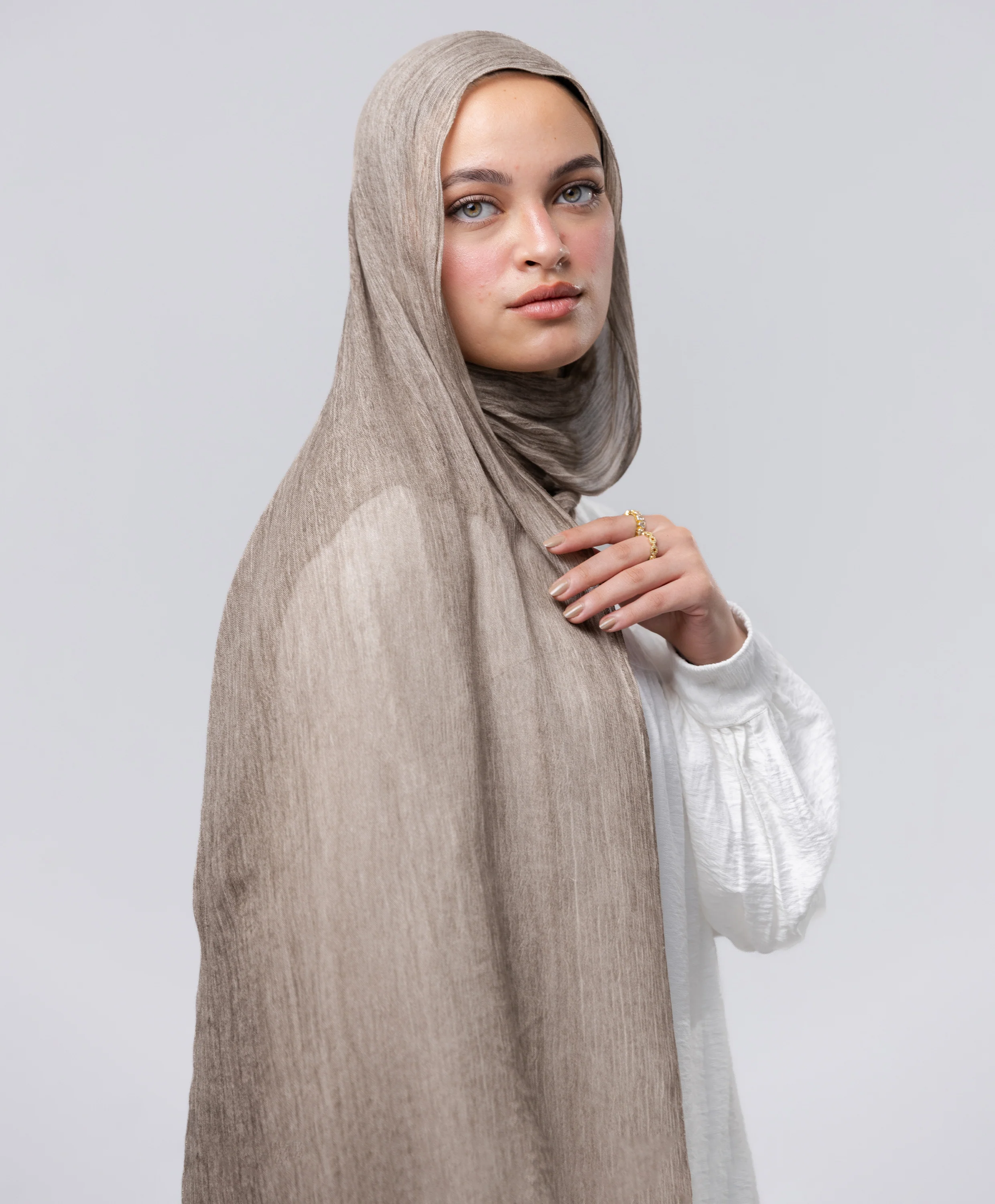 Marble Linen Scarf - Image 4