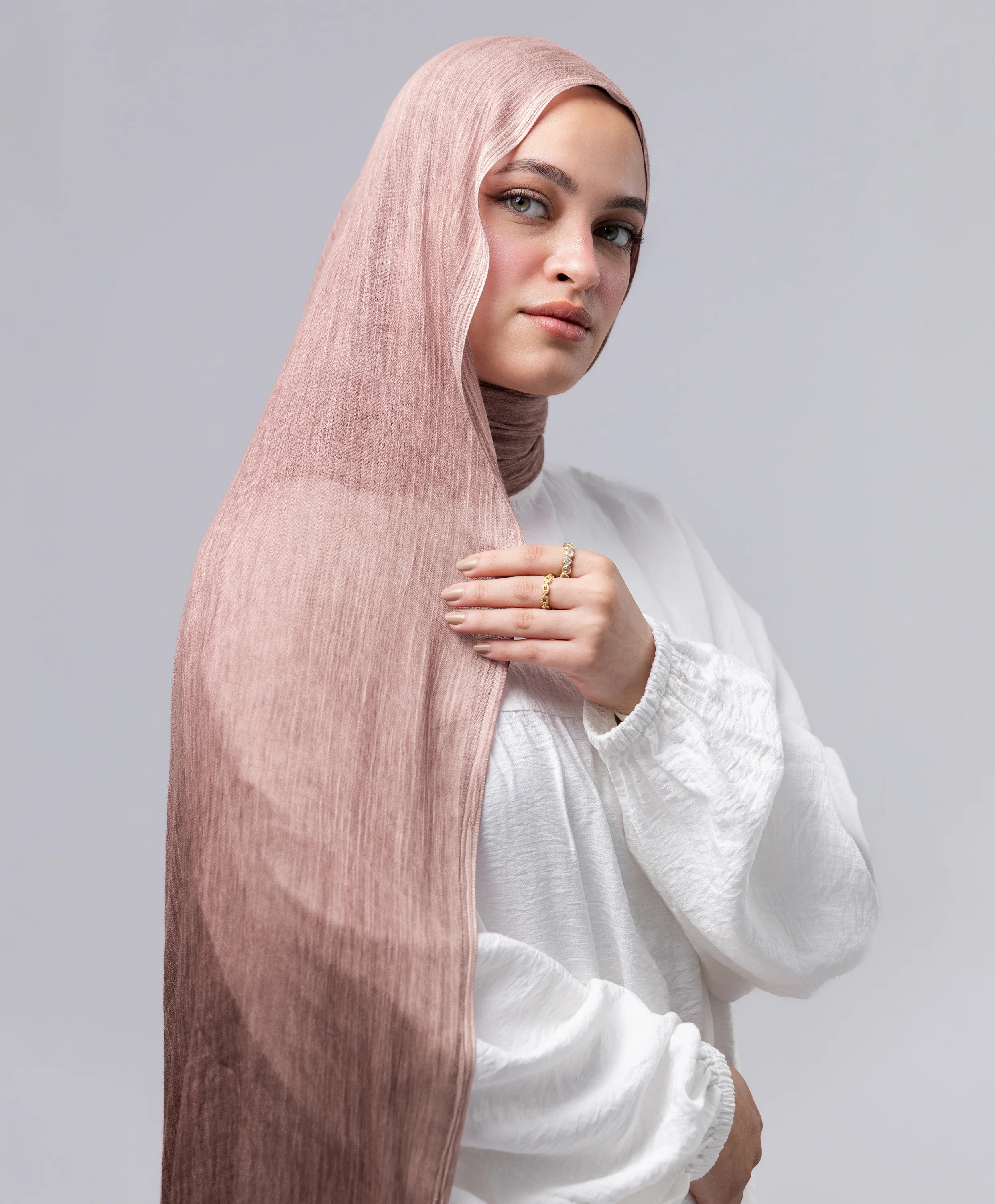 Marble Linen Scarf - Image 43