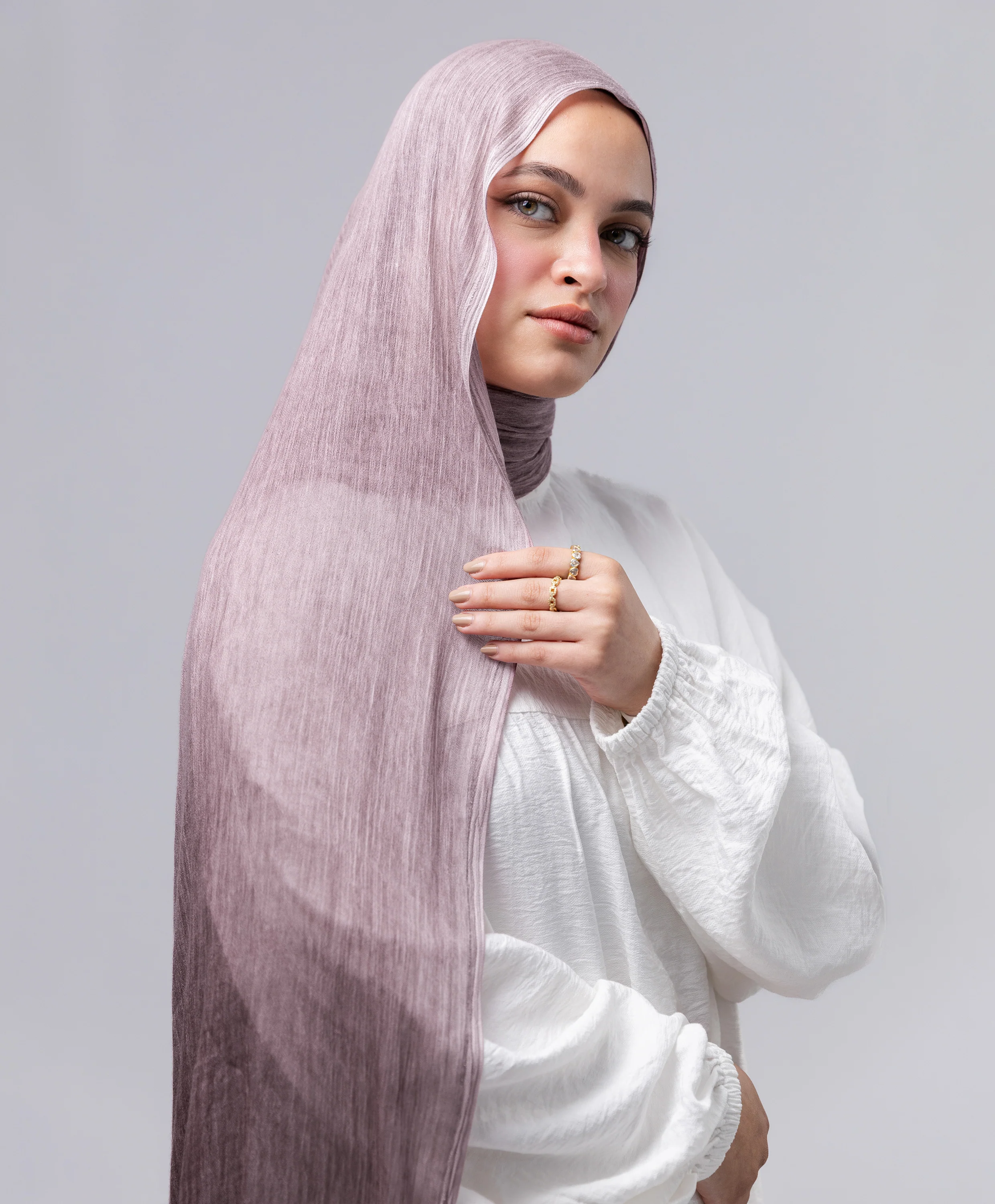 Marble Linen Scarf - Image 44