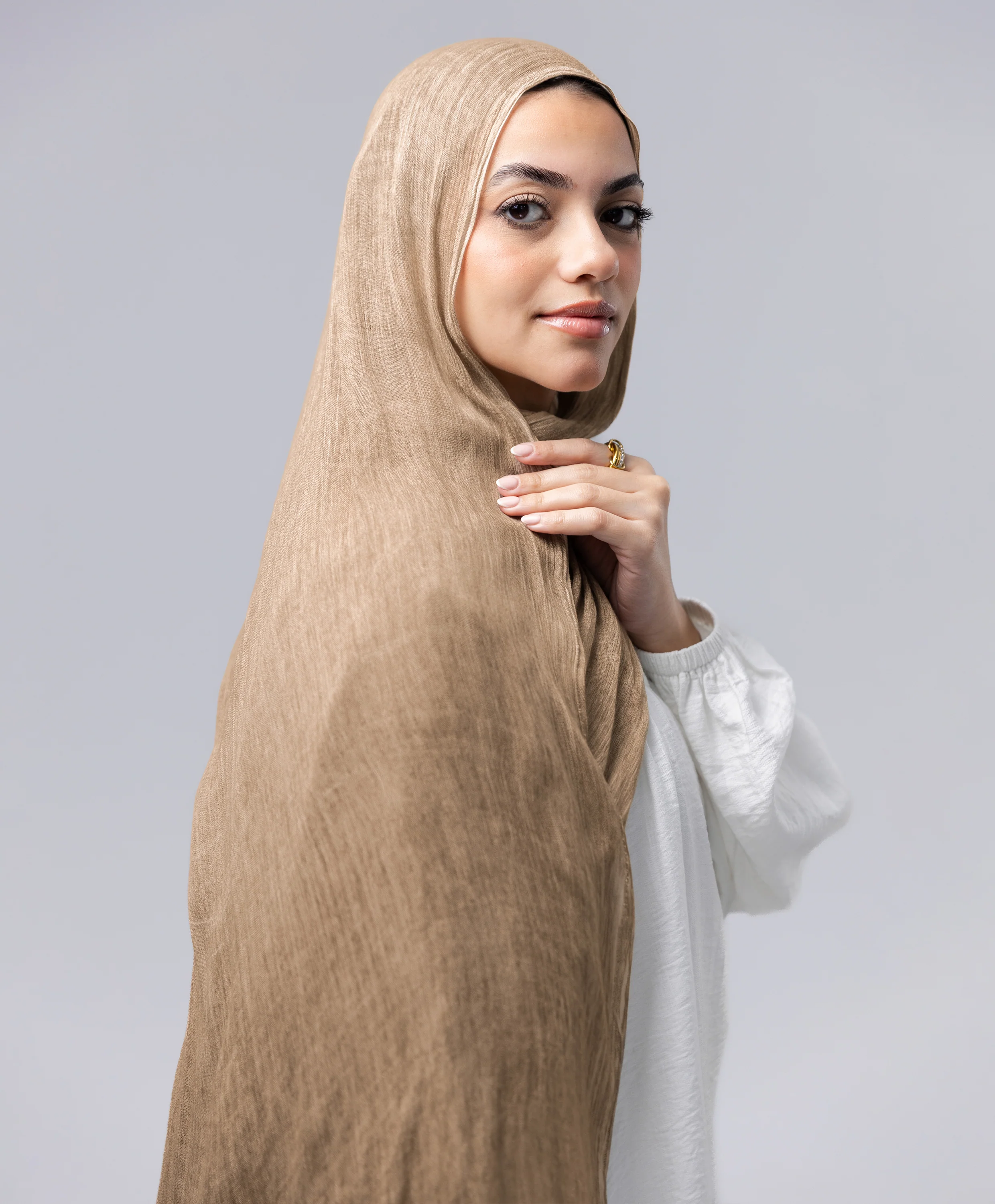 Marble Linen Scarf - Image 47
