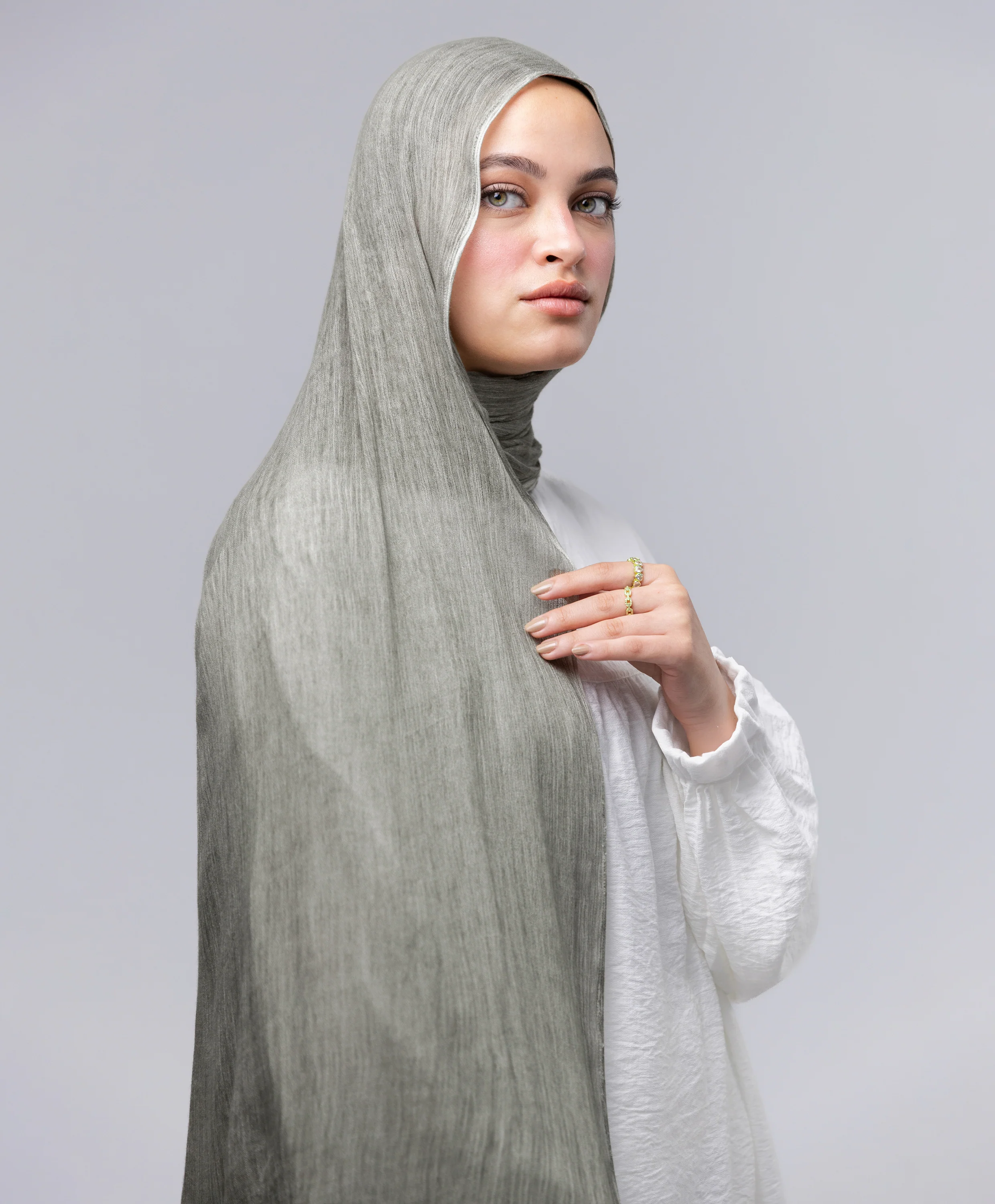 Marble Linen Scarf - Image 52