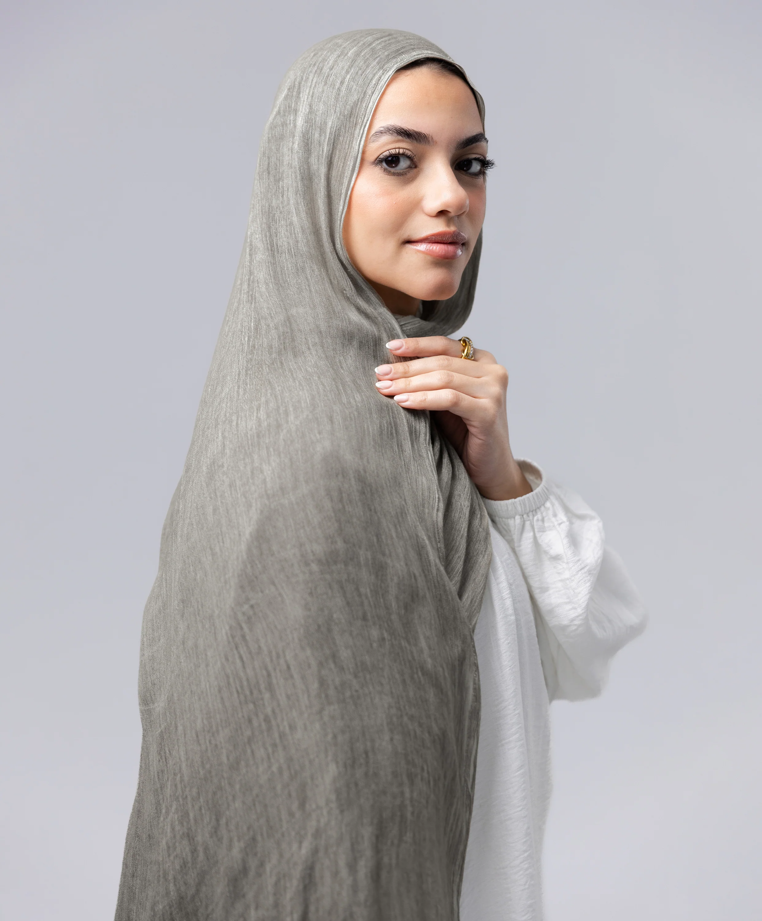 Marble Linen Scarf - Image 53