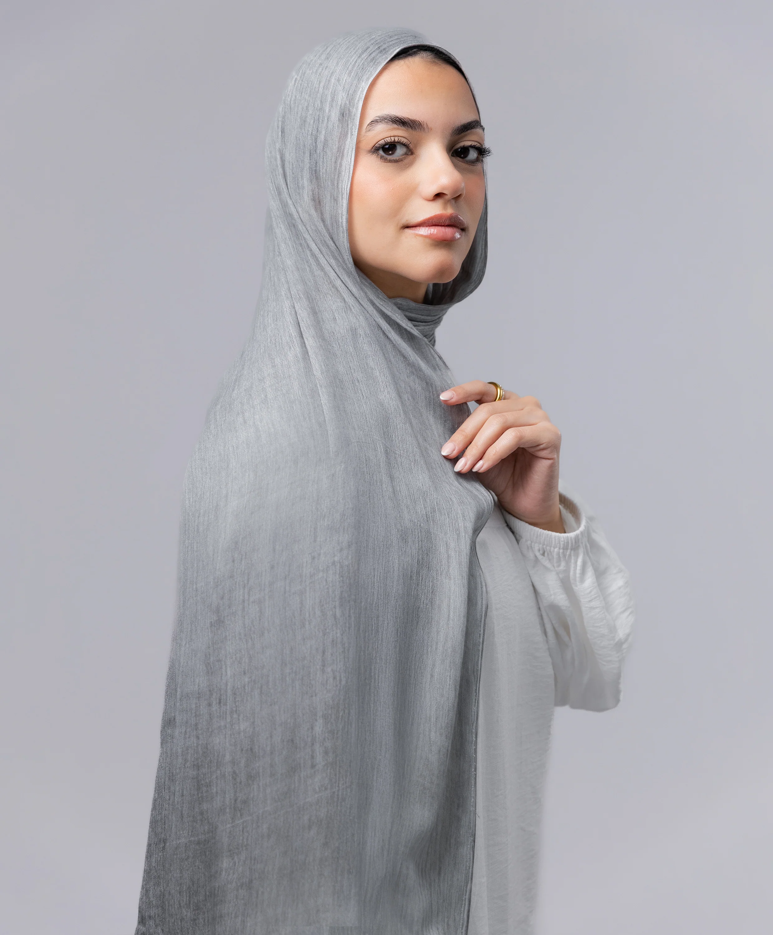 Marble Linen Scarf - Image 54
