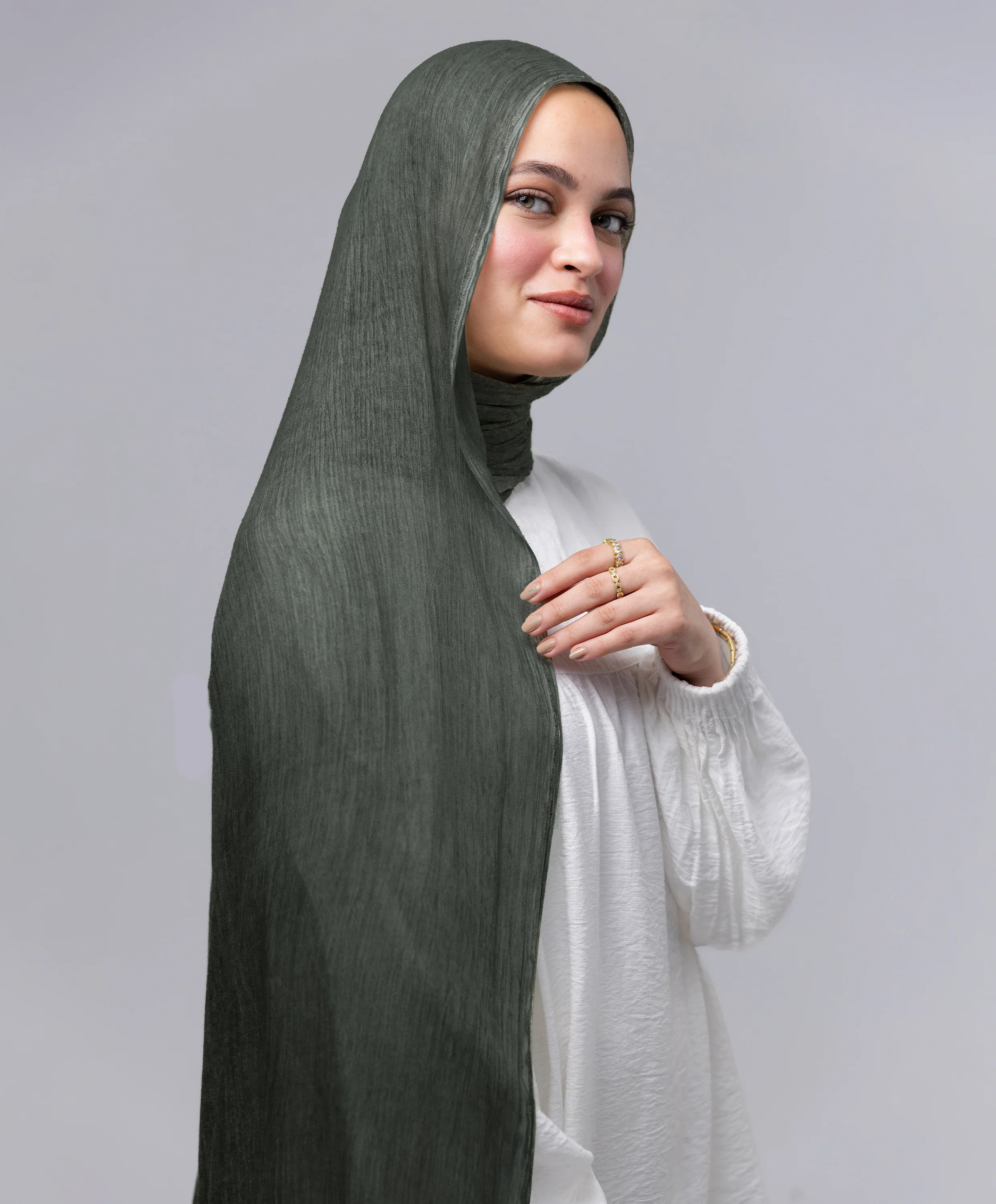 Marble Linen Scarf - Image 56