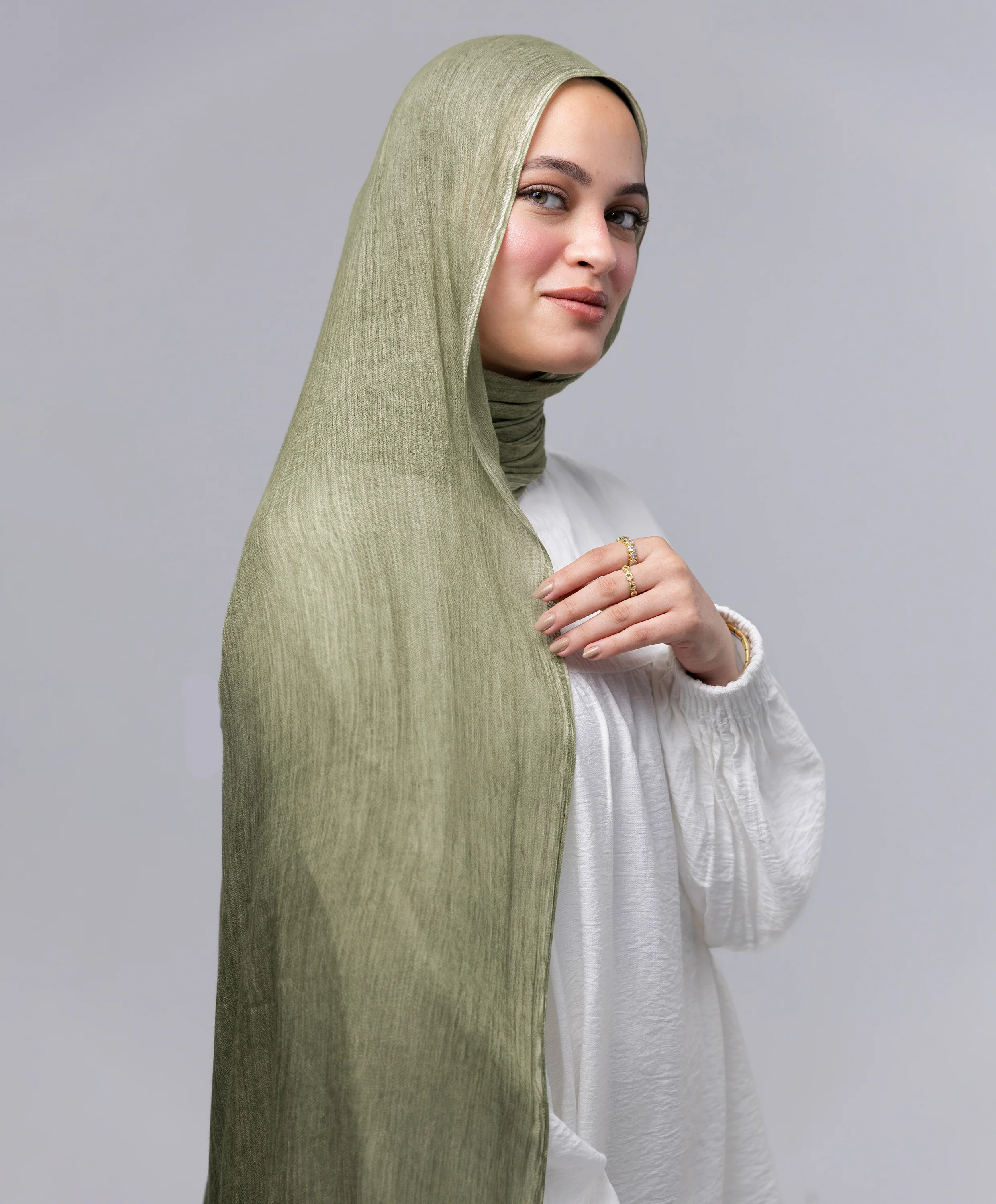 Marble Linen Scarf - Image 57