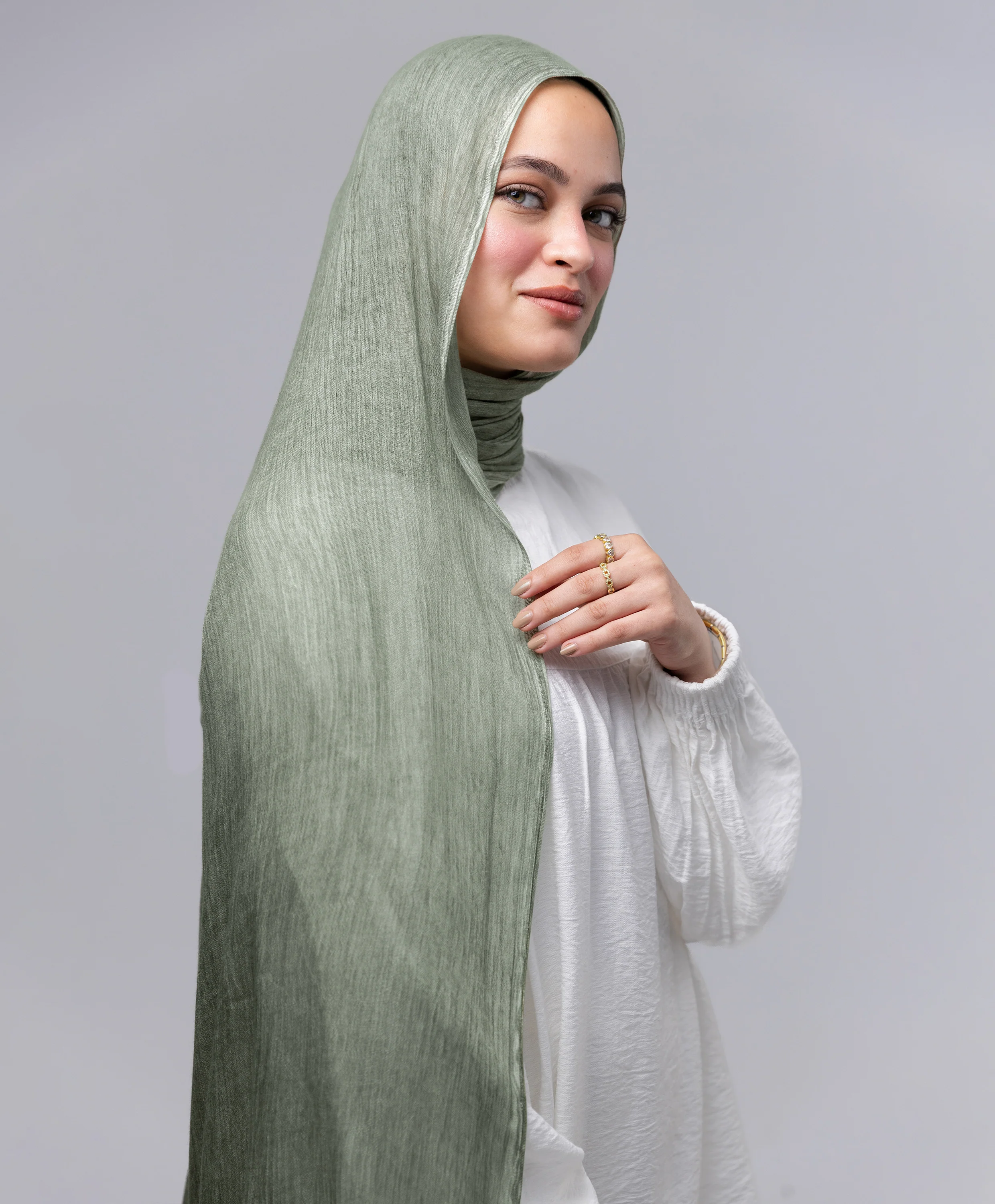 Marble Linen Scarf - Image 69