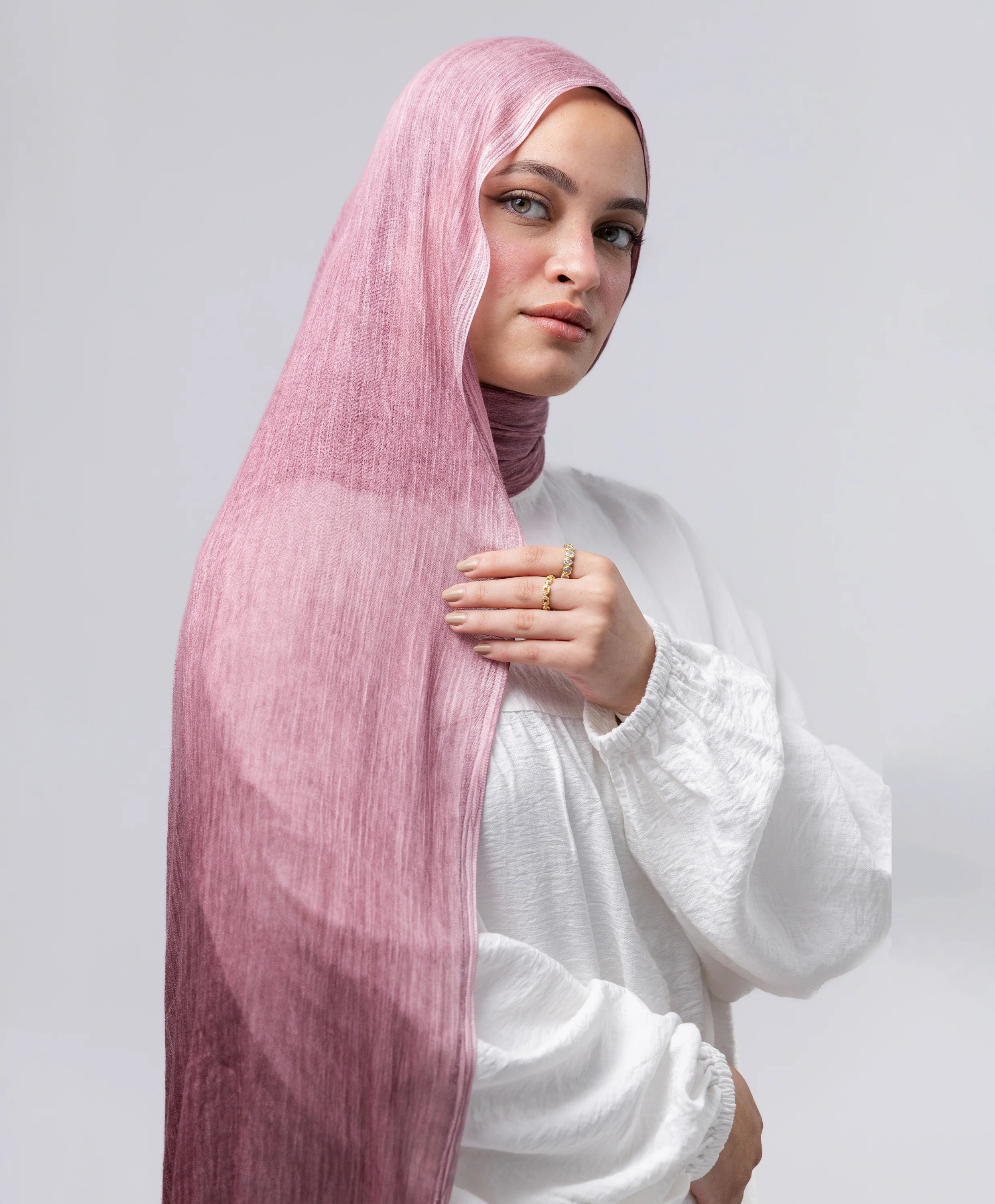 Marble Linen Scarf - Image 8