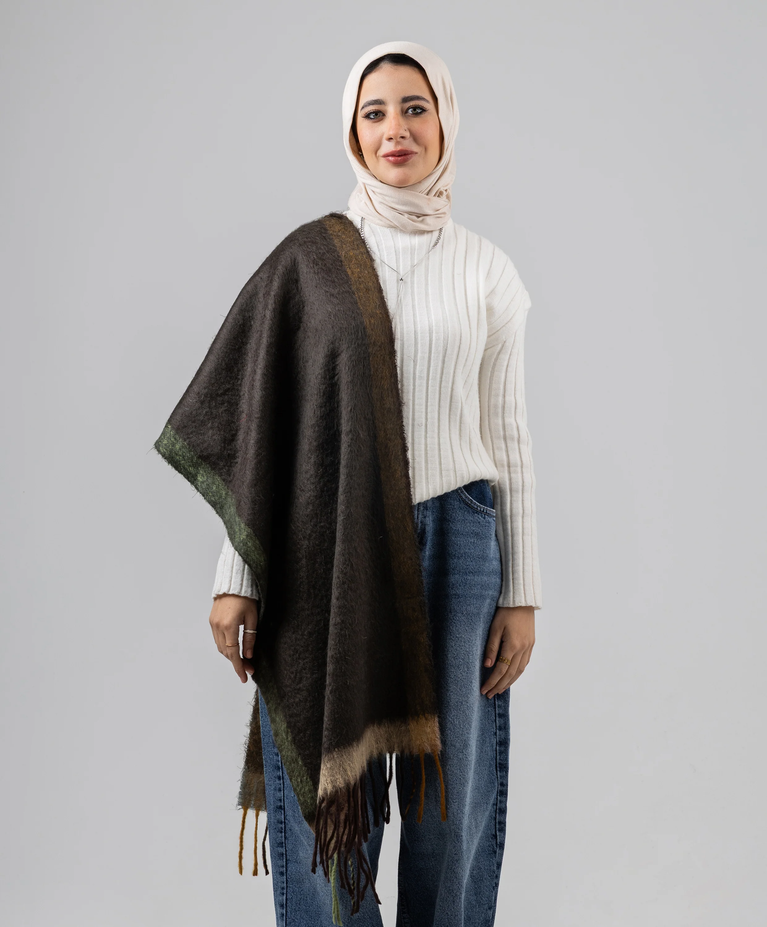 Painterly Winter Shawl - Image 3