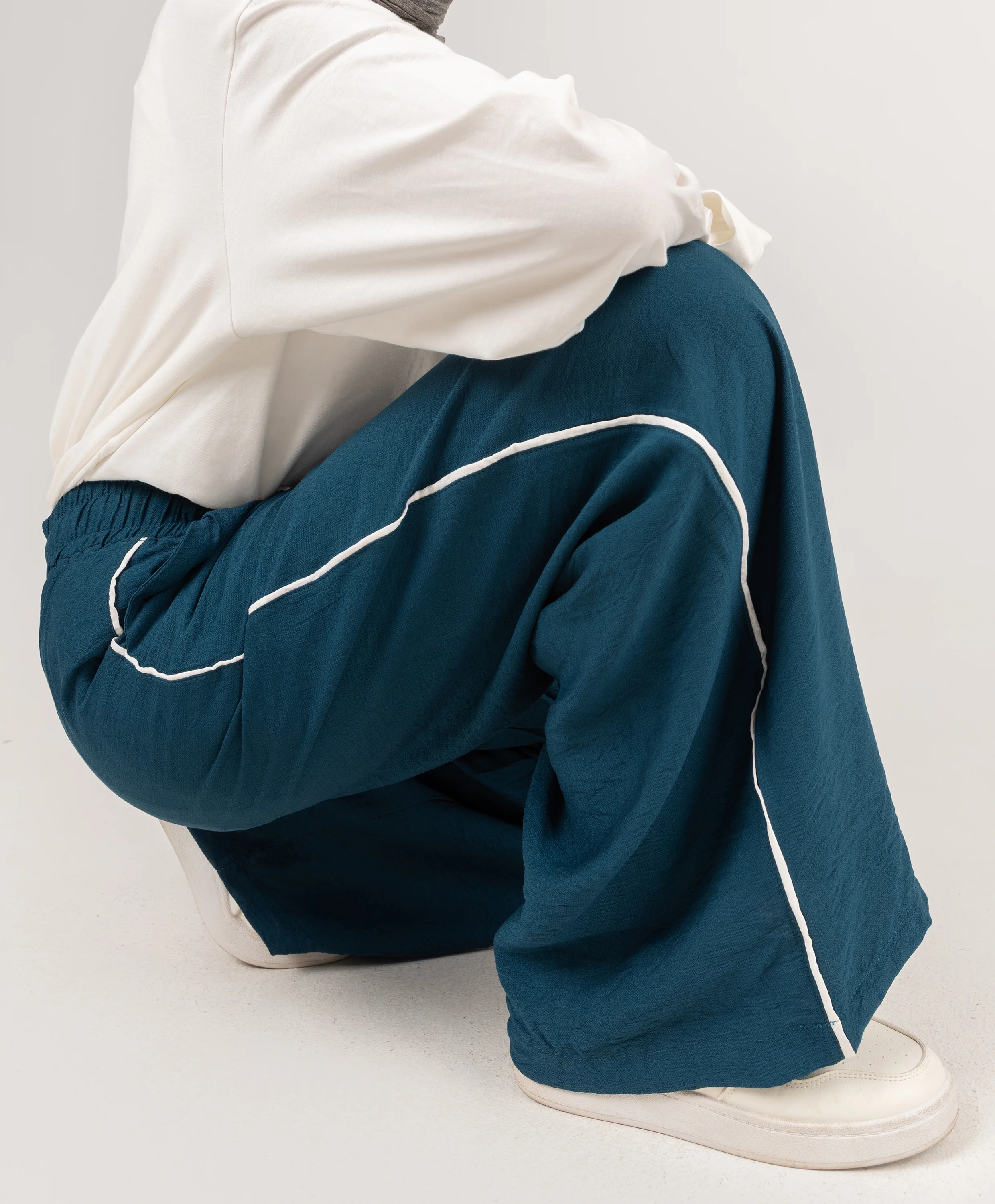 Piping Linen Pants - Image 4