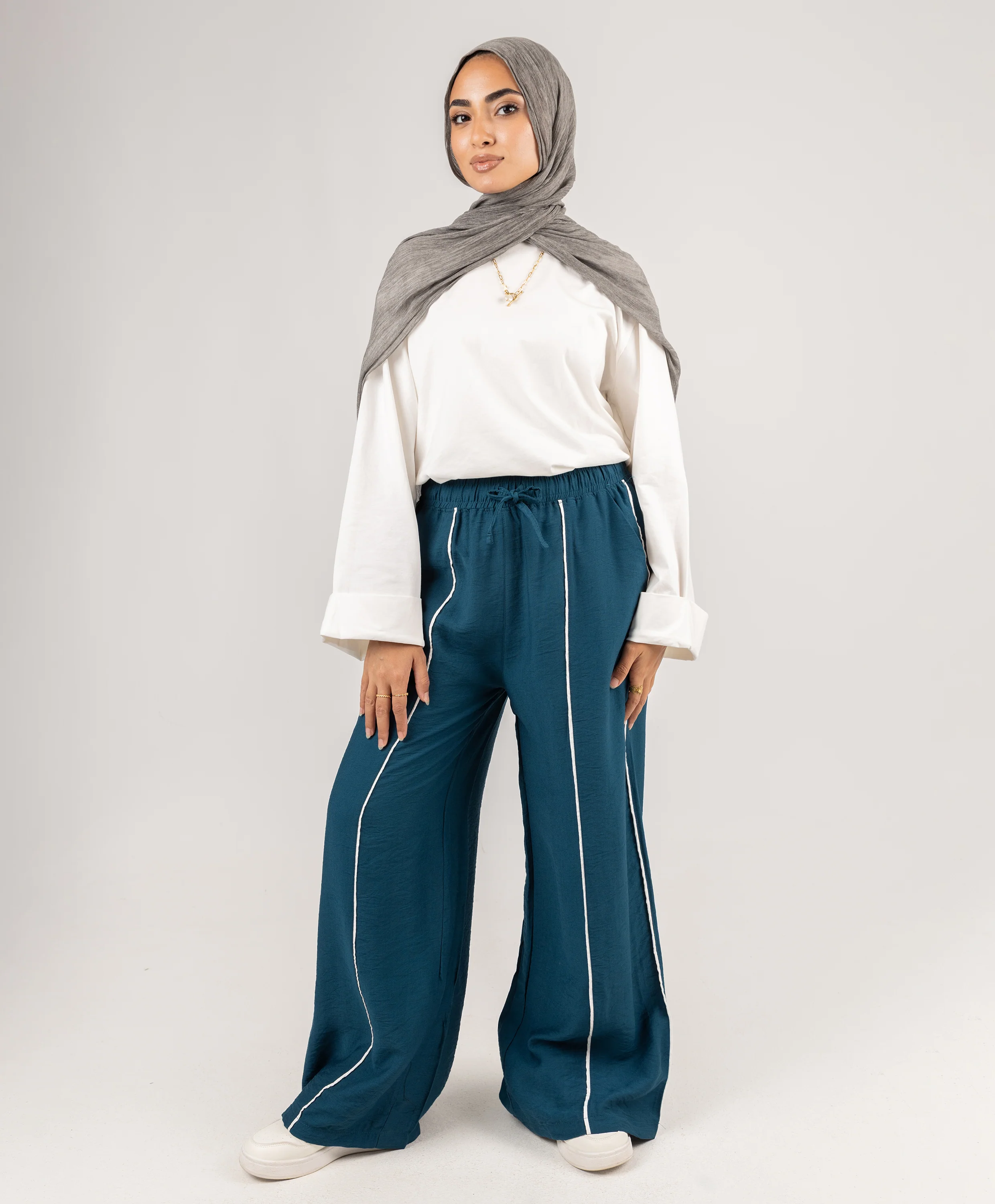 Piping Linen Pants - Image 6