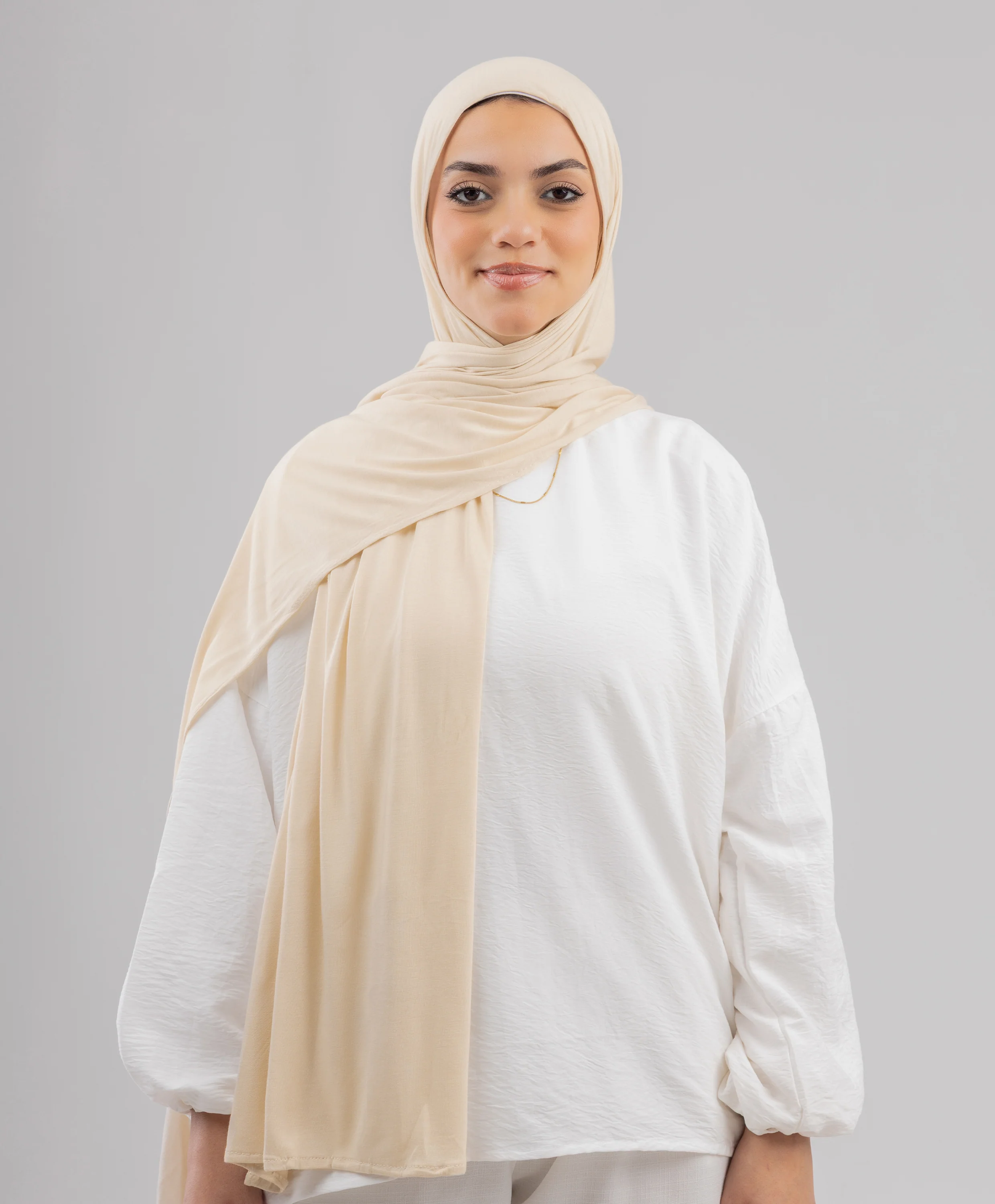 Plain Cotton Lycra Scarf - Image 13