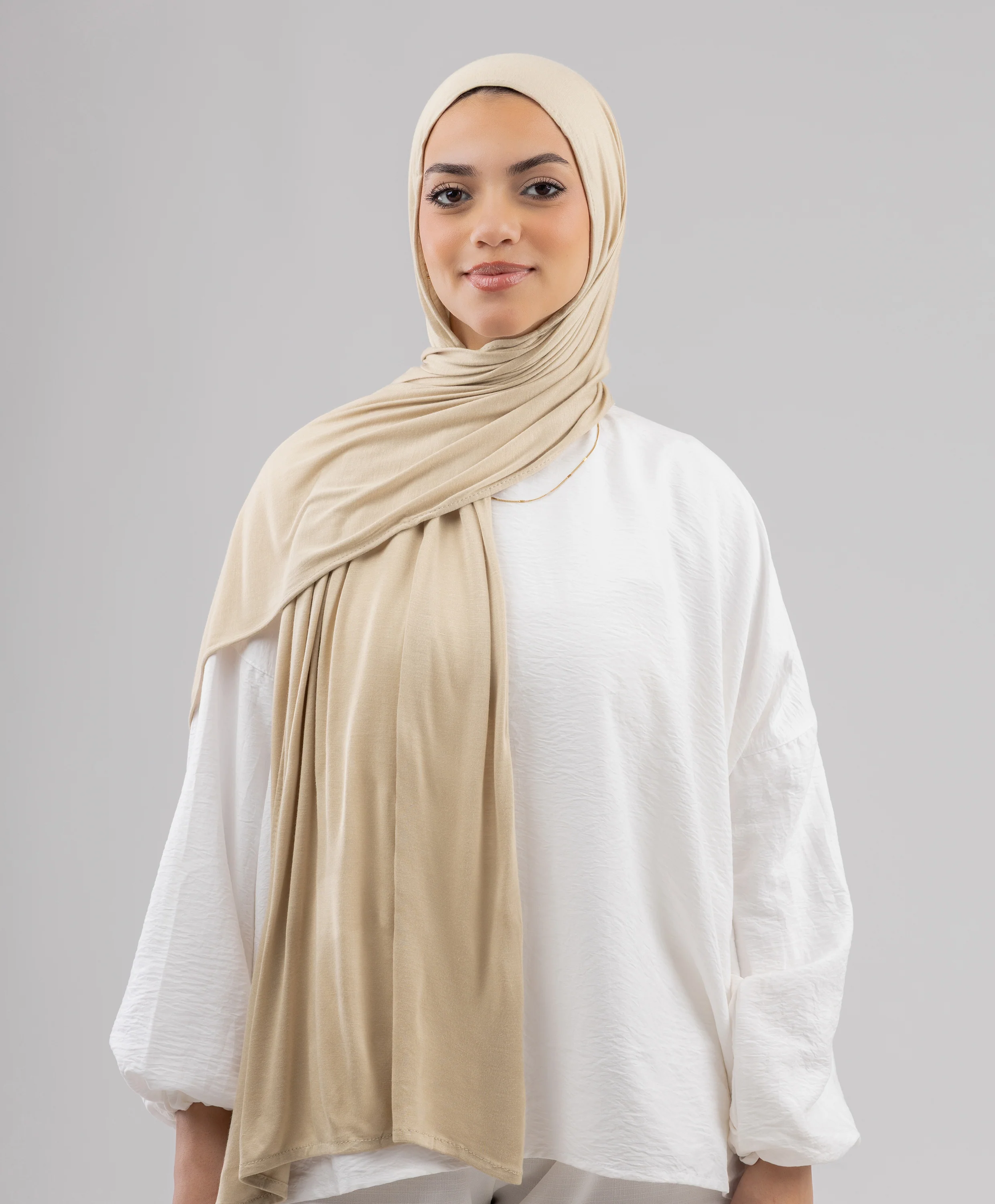 Plain Cotton Lycra Scarf - Image 18
