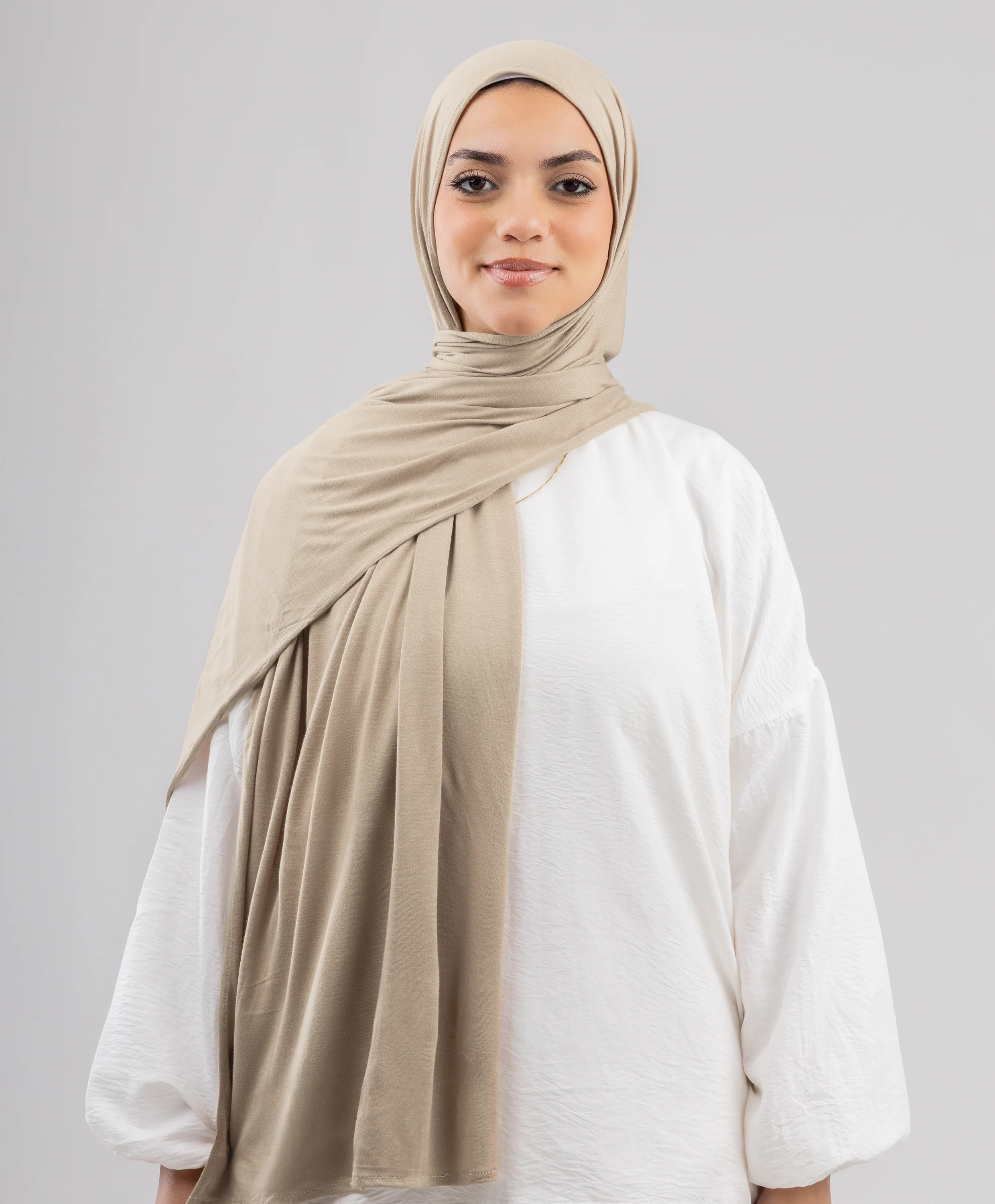Plain Cotton Lycra Scarf - Image 19