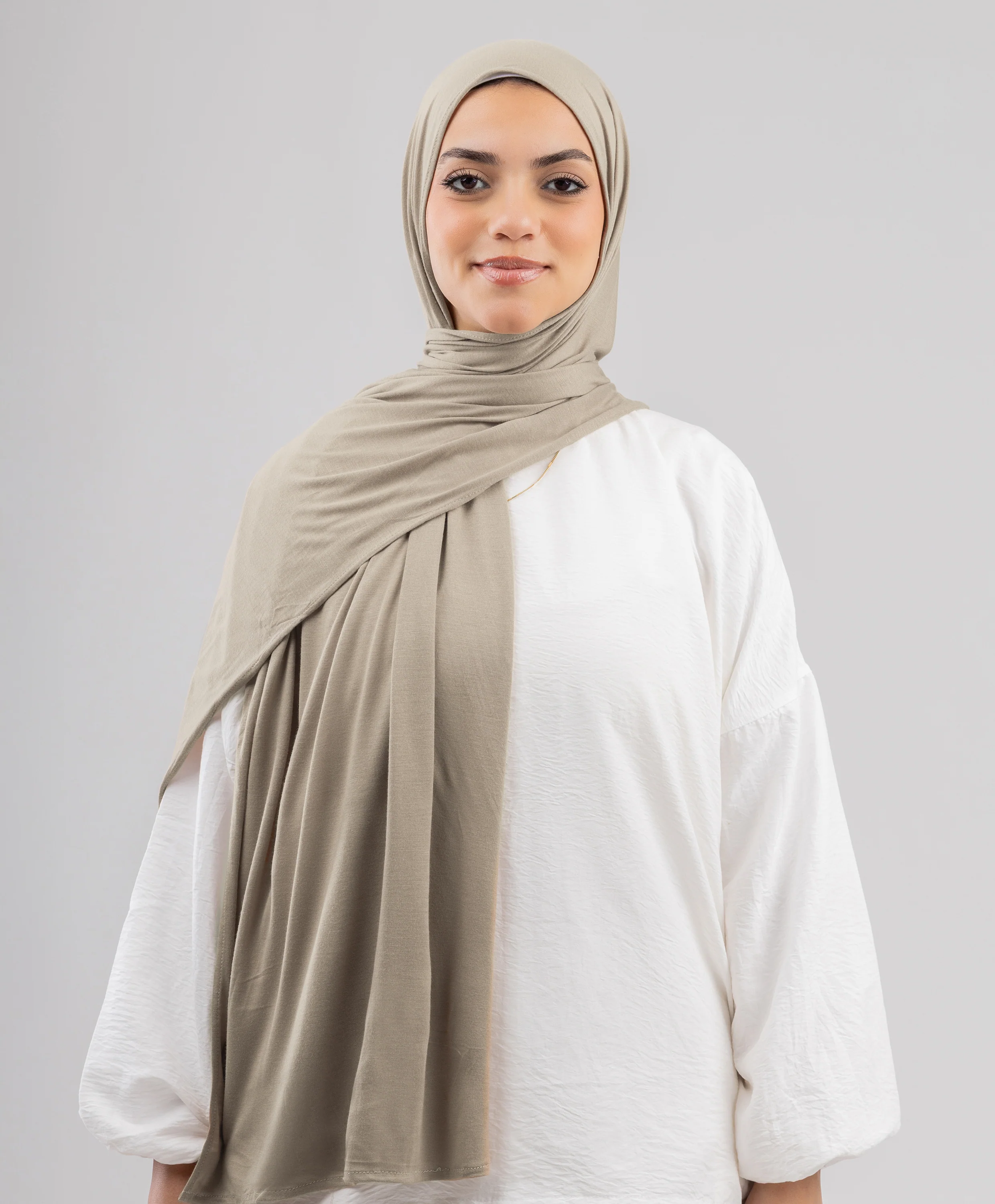 Plain Cotton Lycra Scarf - Image 20