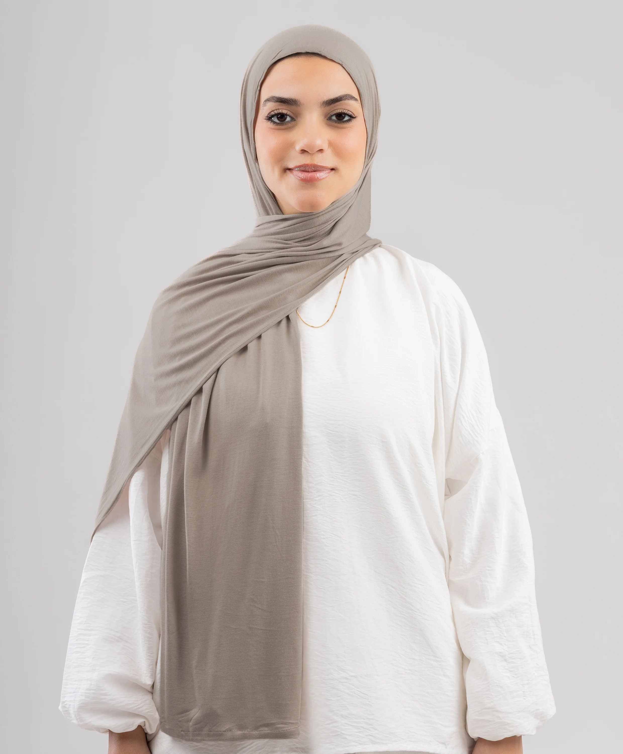 Plain Cotton Lycra Scarf - Image 21
