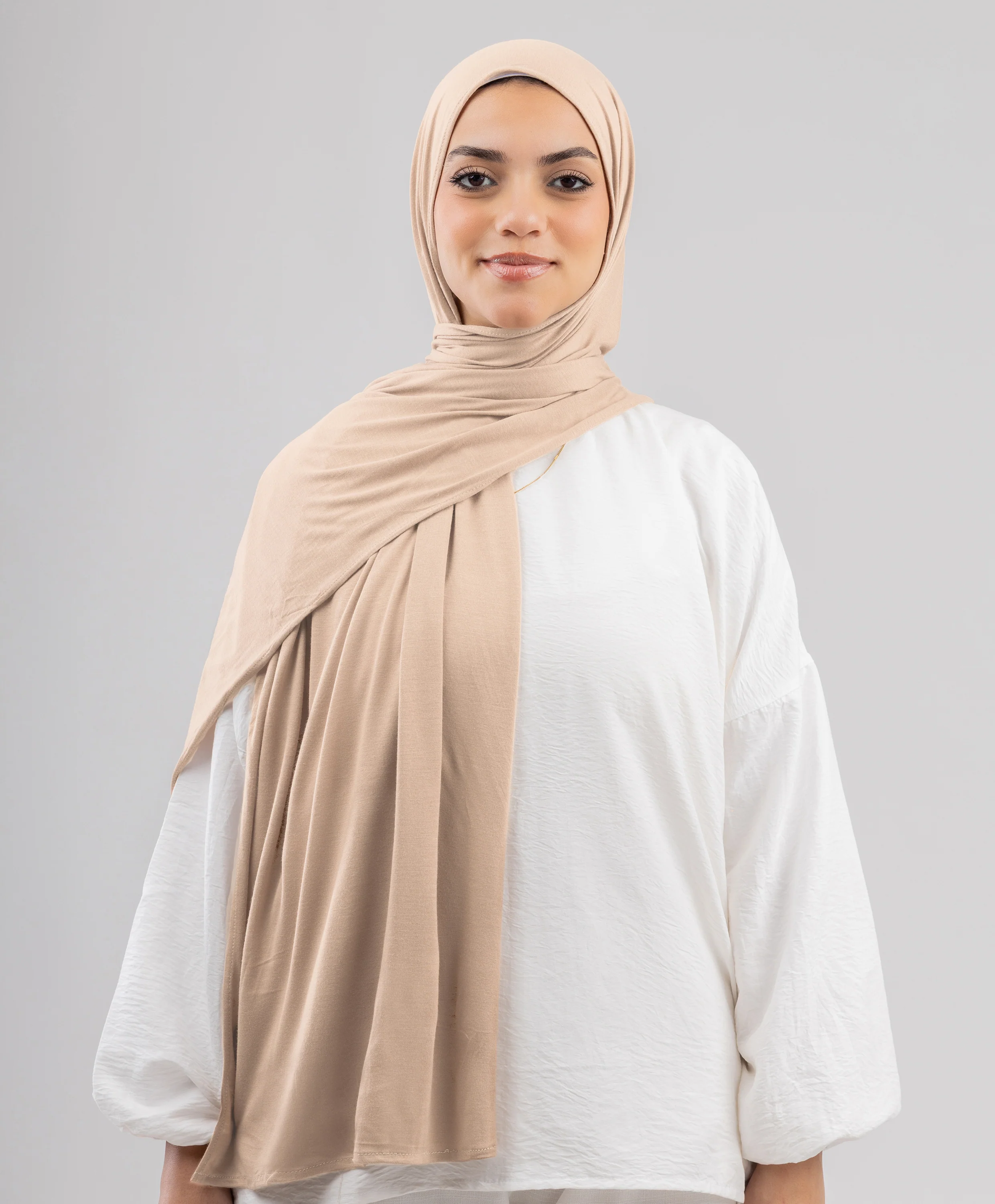Plain Cotton Lycra Scarf - Image 22