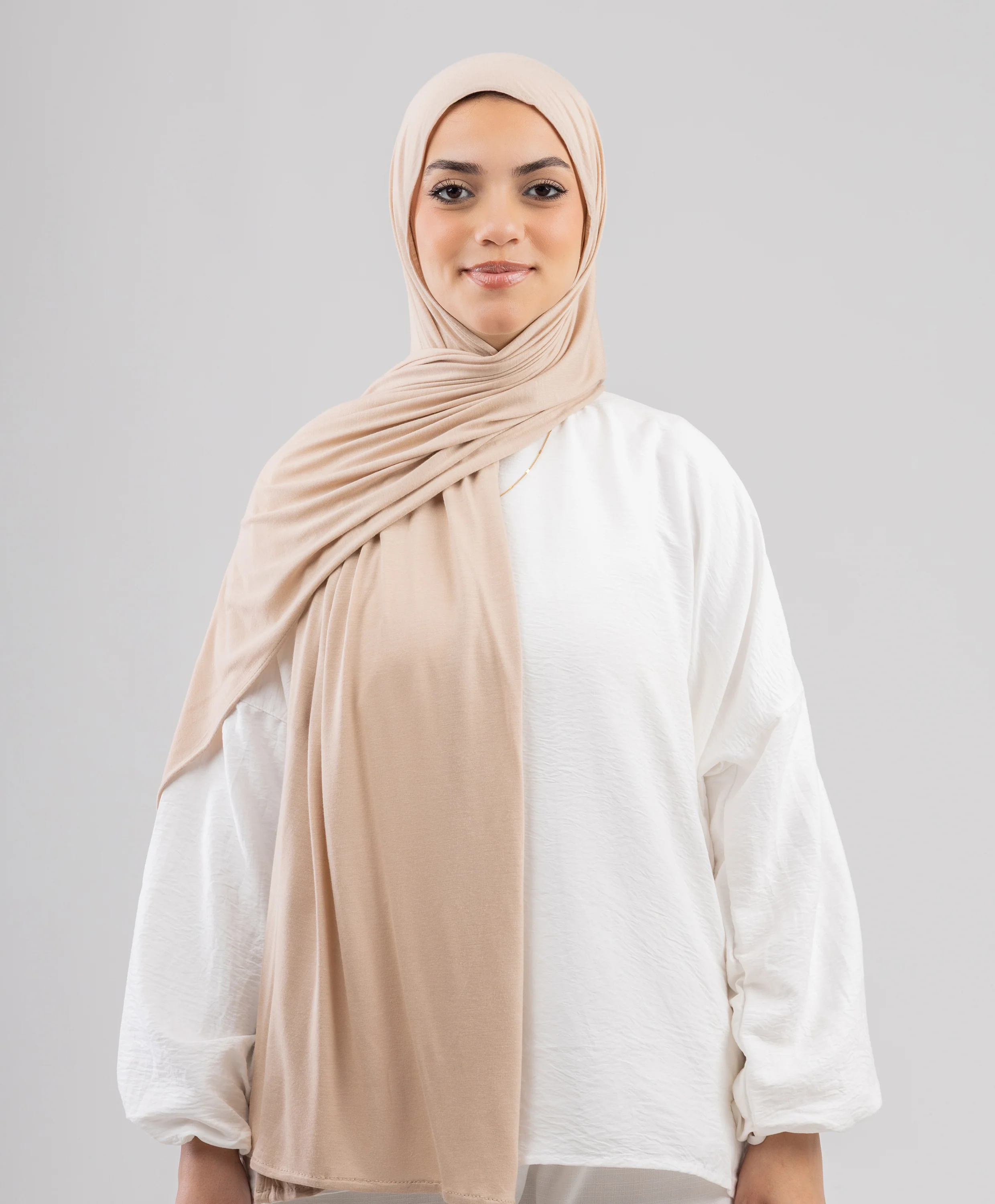 Plain Cotton Lycra Scarf - Image 23
