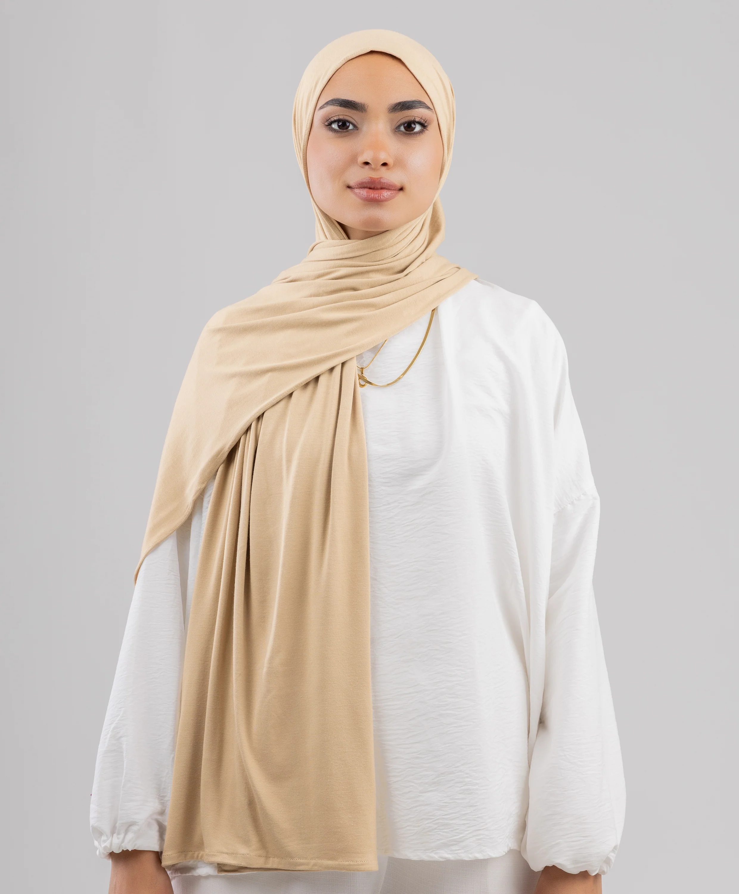 Plain Cotton Lycra Scarf - Image 24