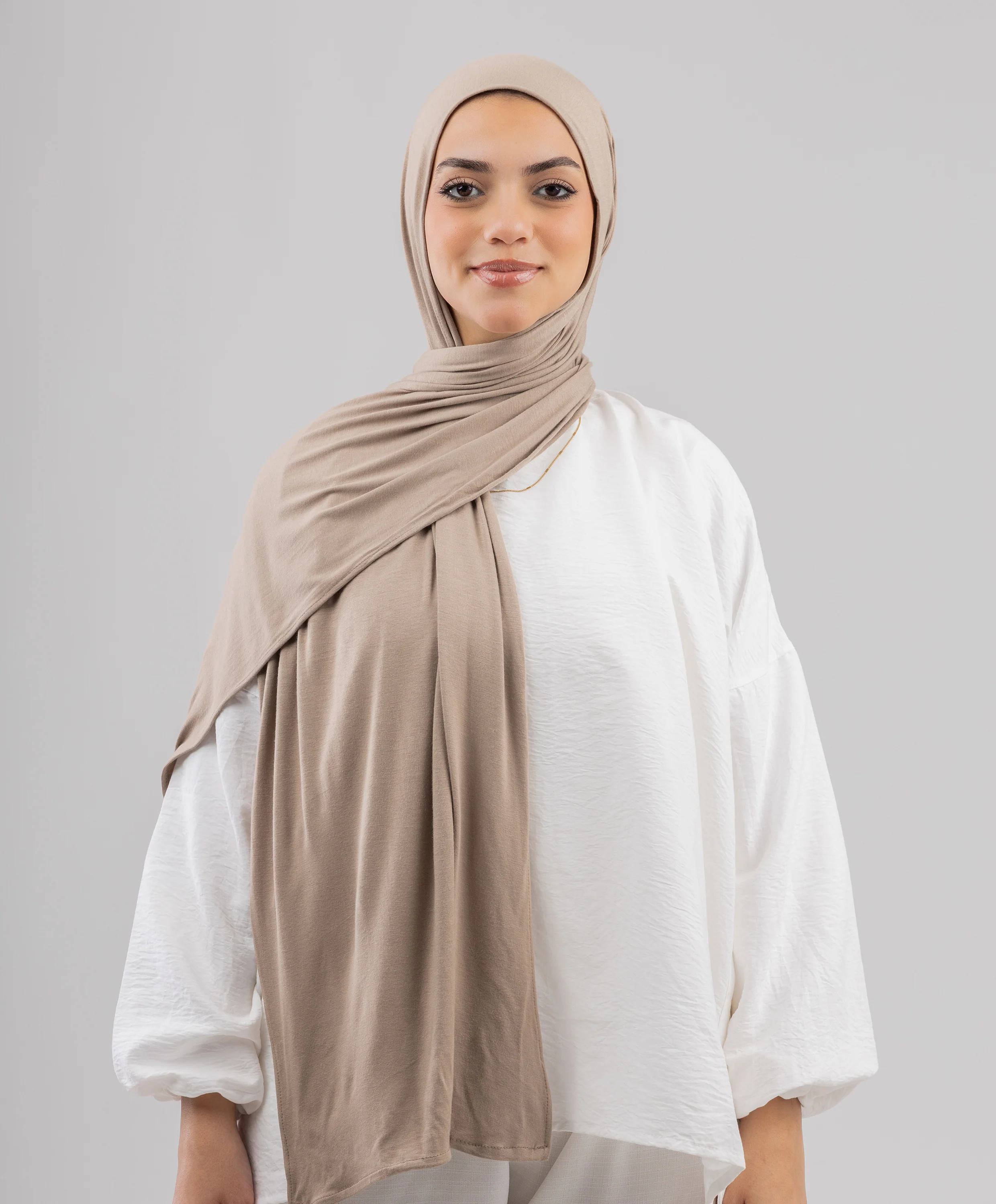 Plain Cotton Lycra Scarf - Image 30