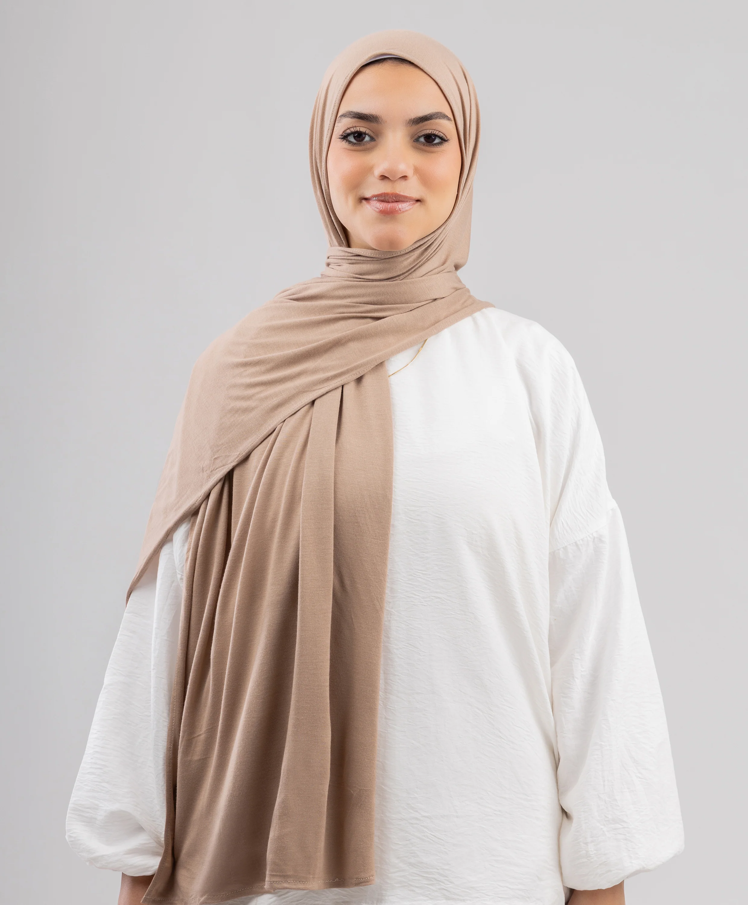 Plain Cotton Lycra Scarf - Image 31