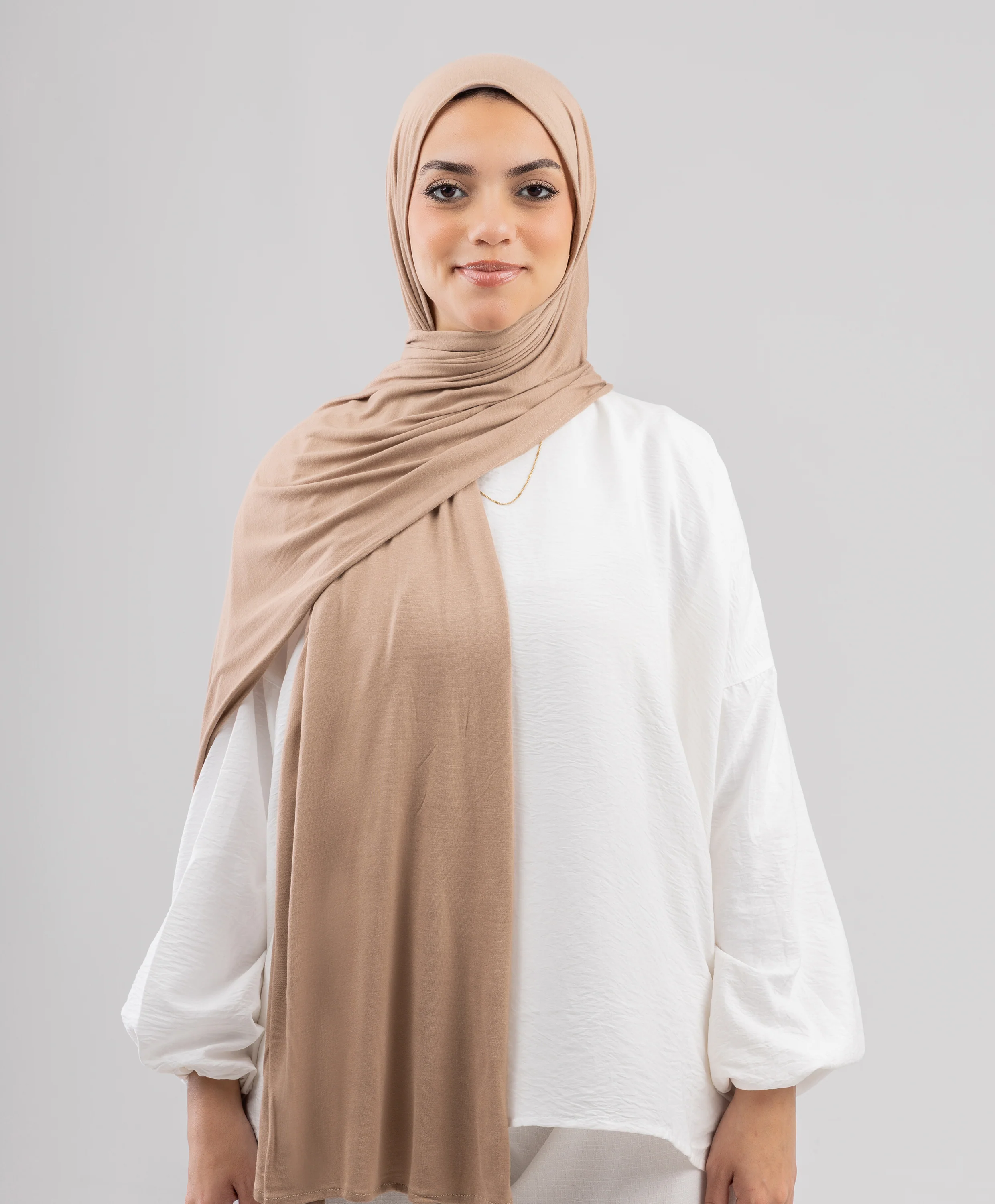 Plain Cotton Lycra Scarf - Image 32