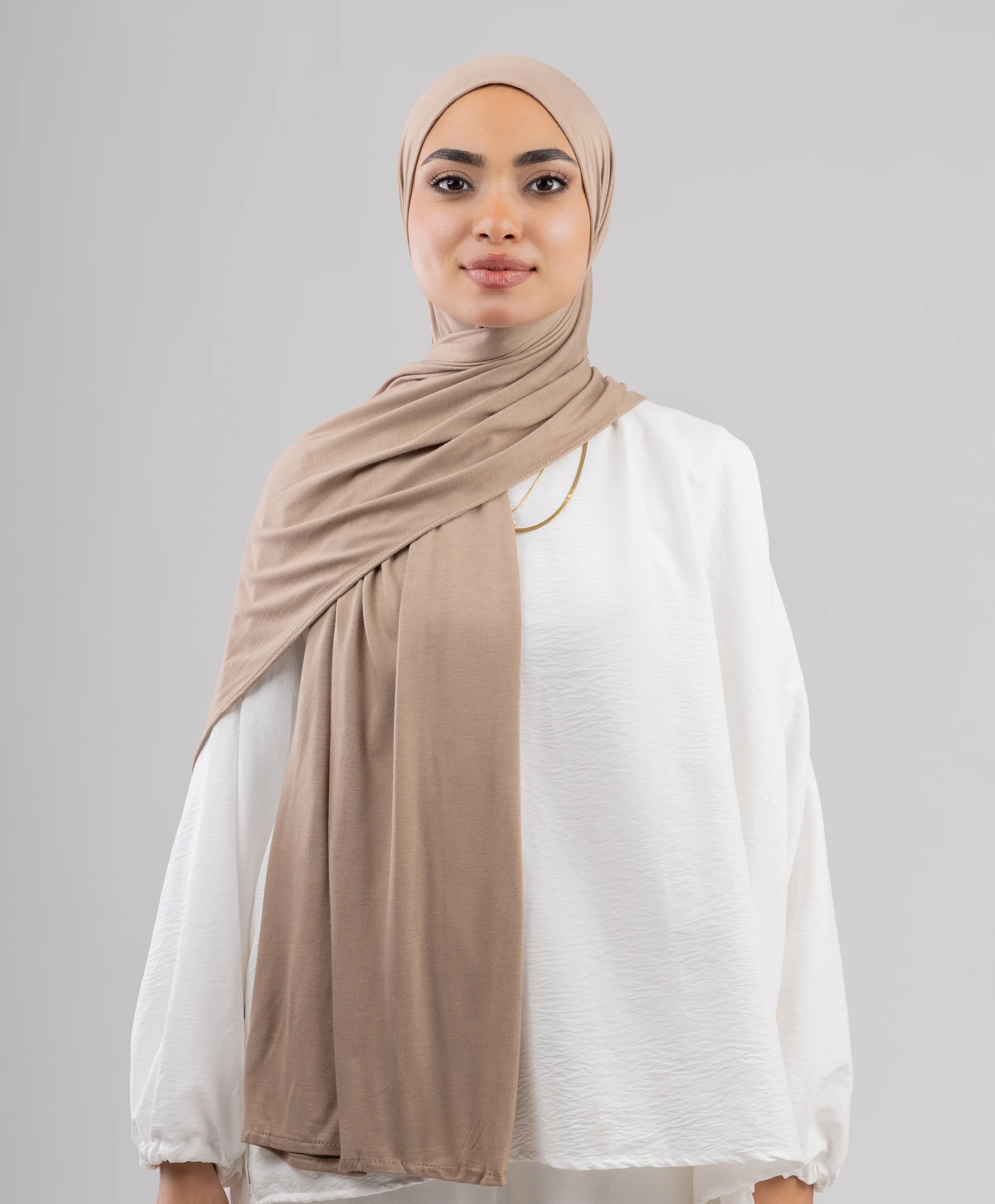 Plain Cotton Lycra Scarf - Image 33