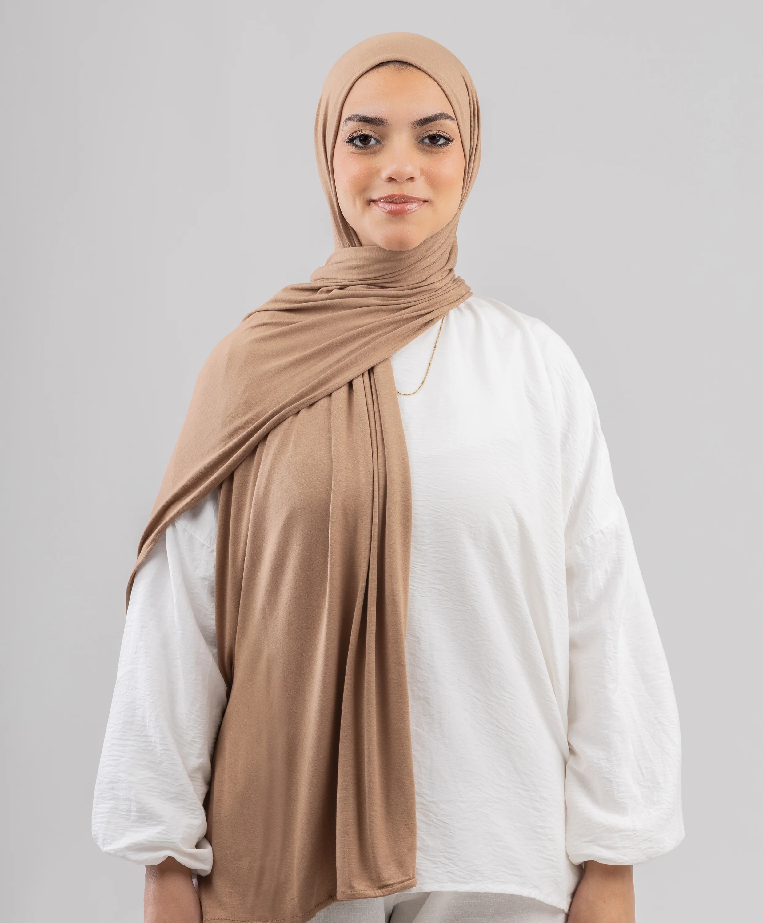 Plain Cotton Lycra Scarf - Image 34