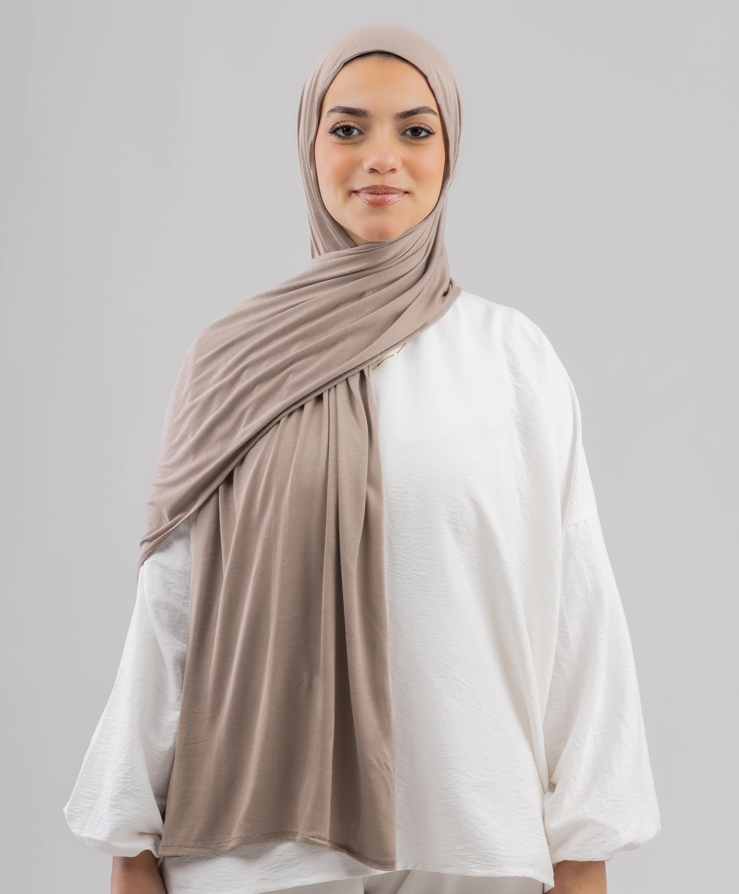 Plain Cotton Lycra Scarf - Image 36