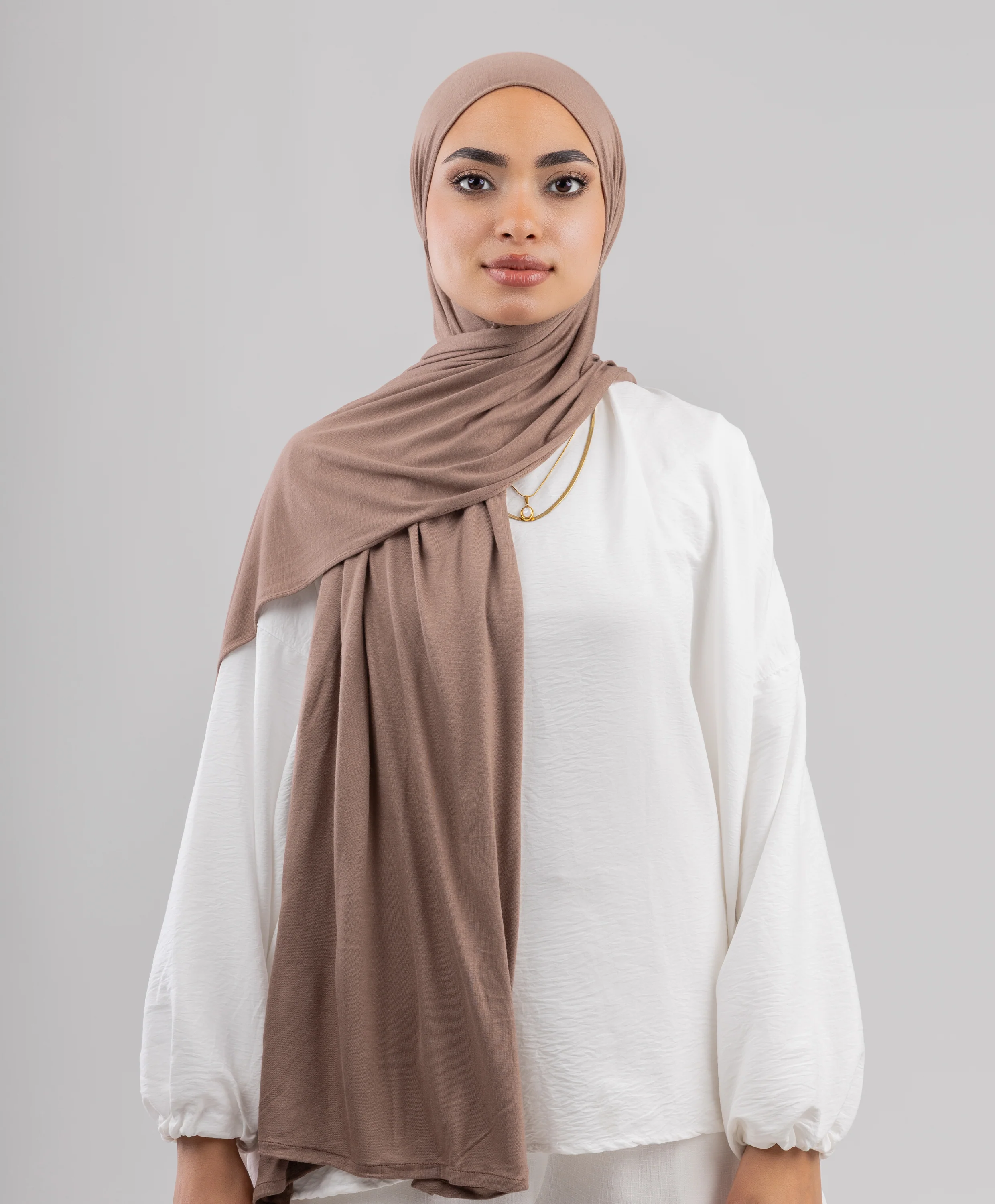 Plain Cotton Lycra Scarf - Image 37
