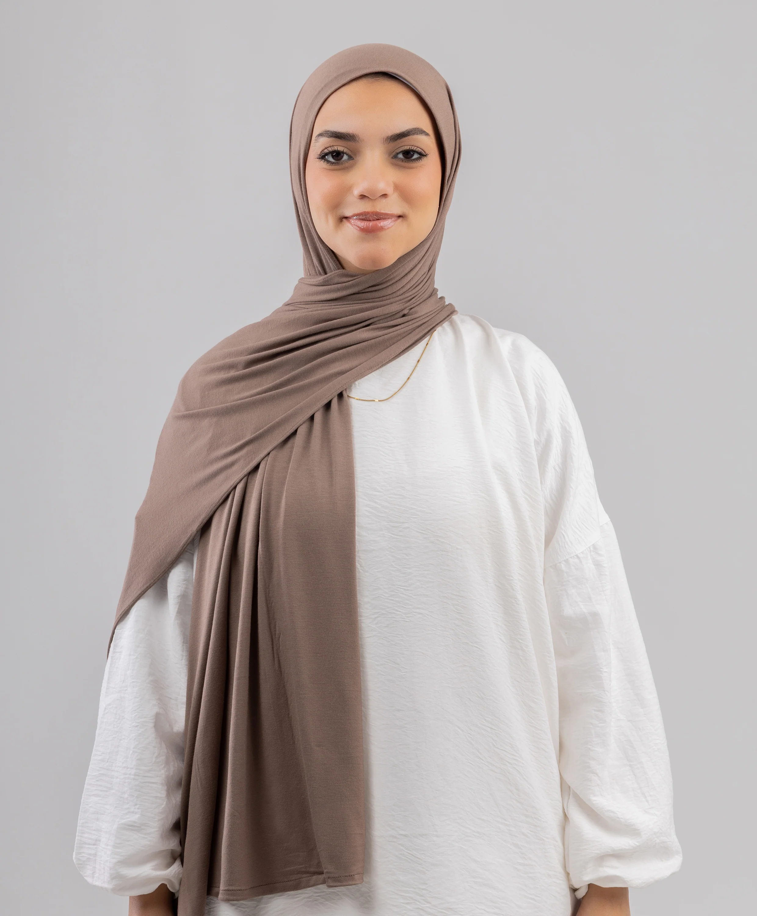 Plain Cotton Lycra Scarf - Image 38