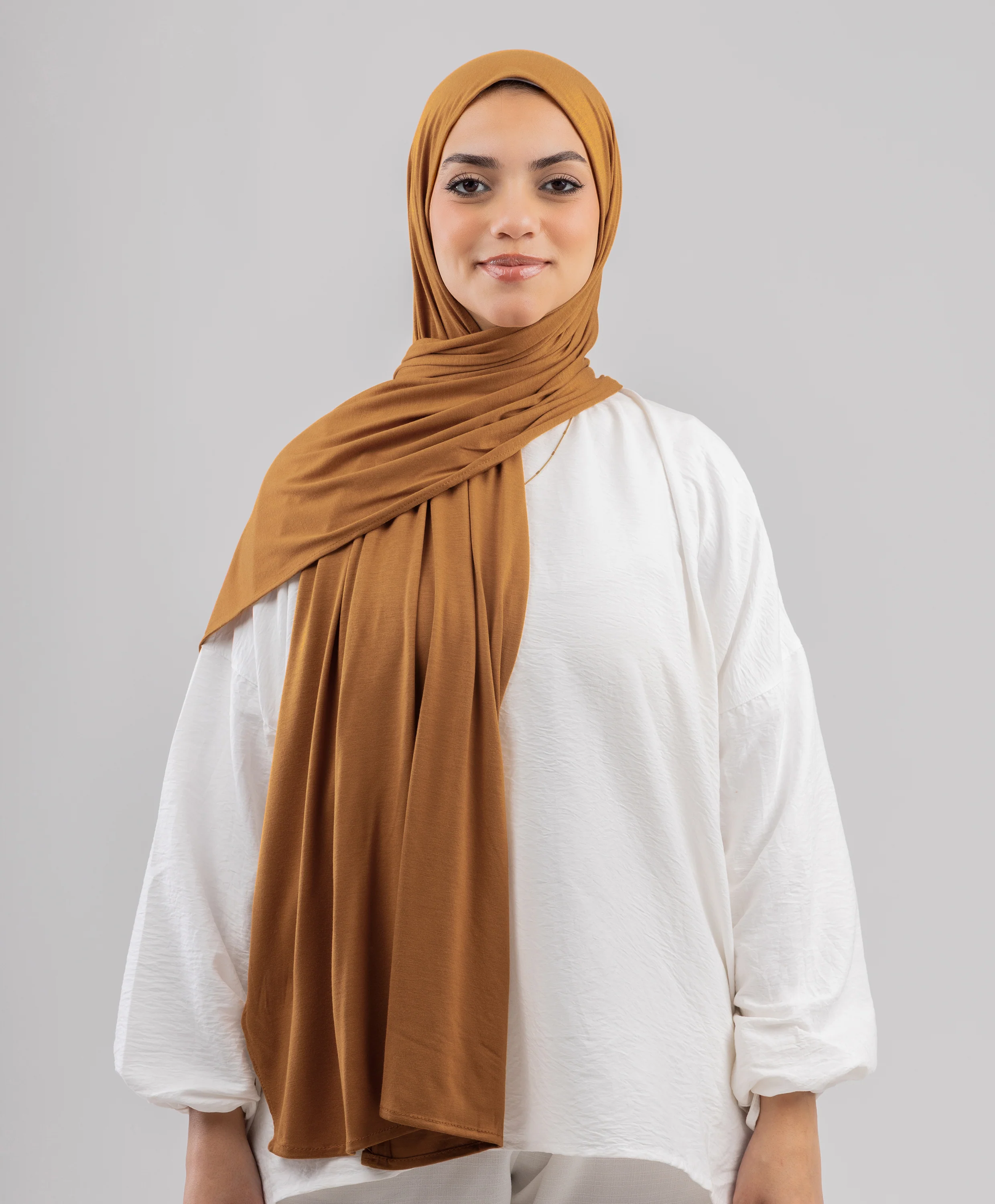 Plain Cotton Lycra Scarf - Image 39