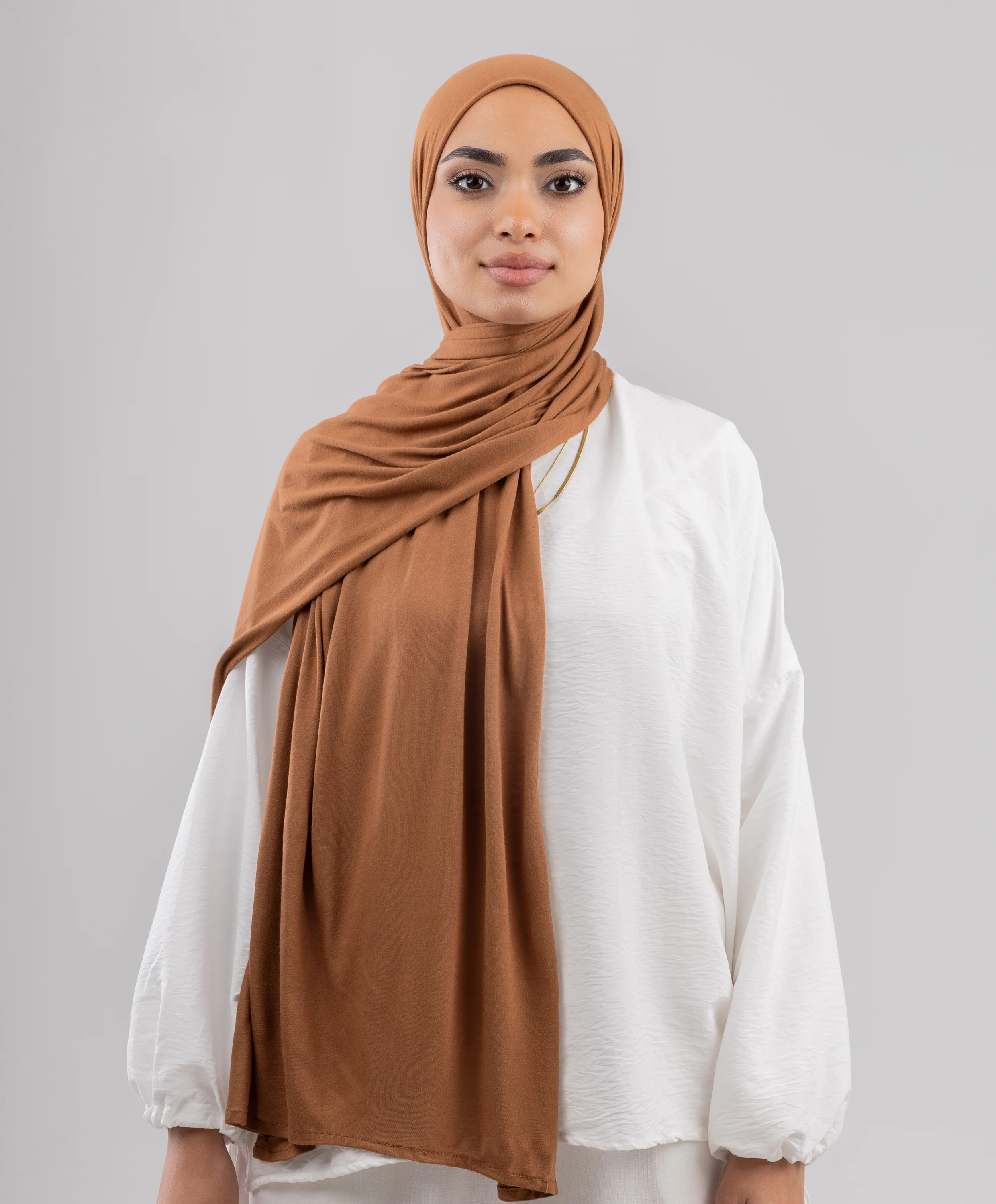 Plain Cotton Lycra Scarf - Image 40