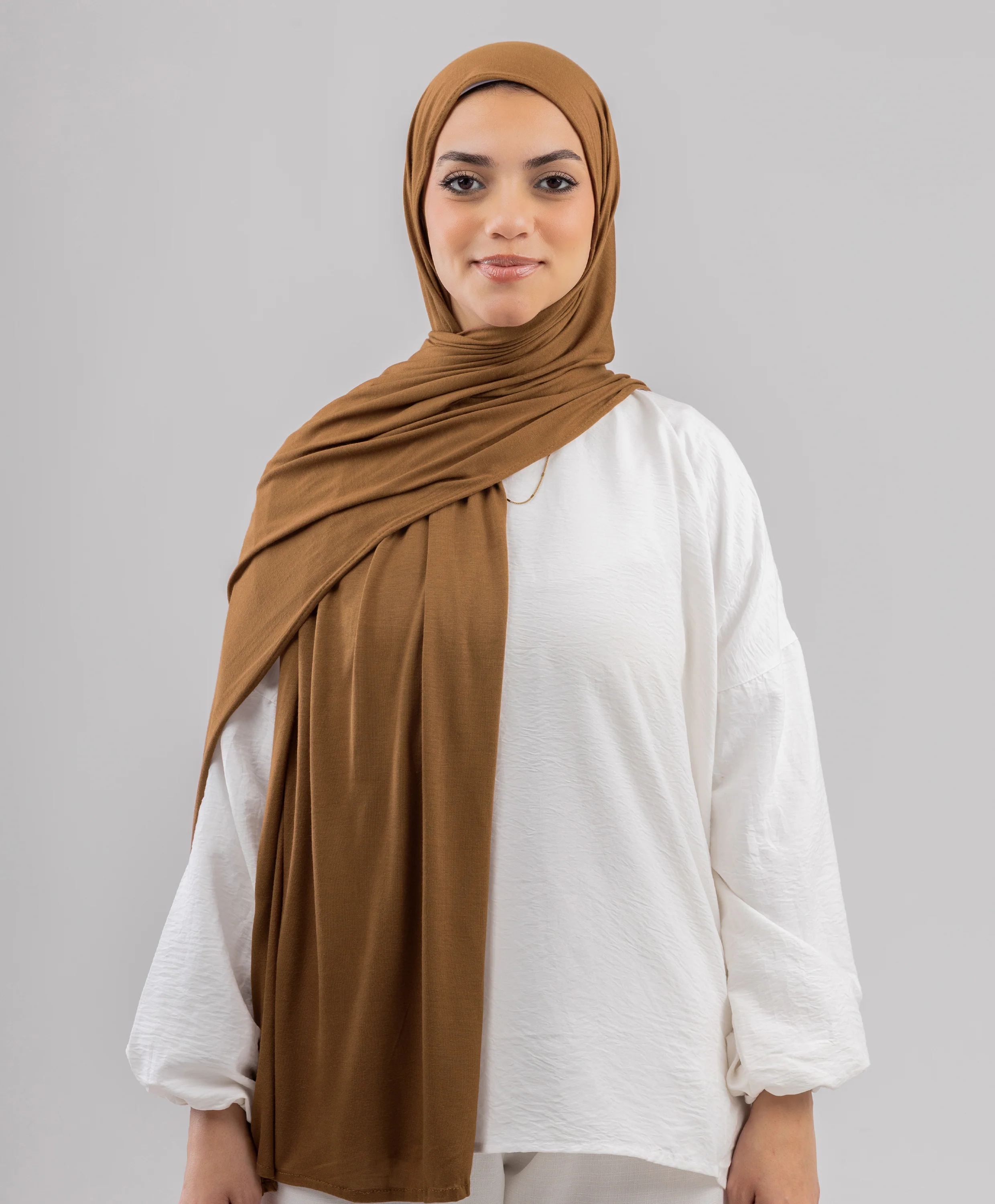 Plain Cotton Lycra Scarf - Image 41