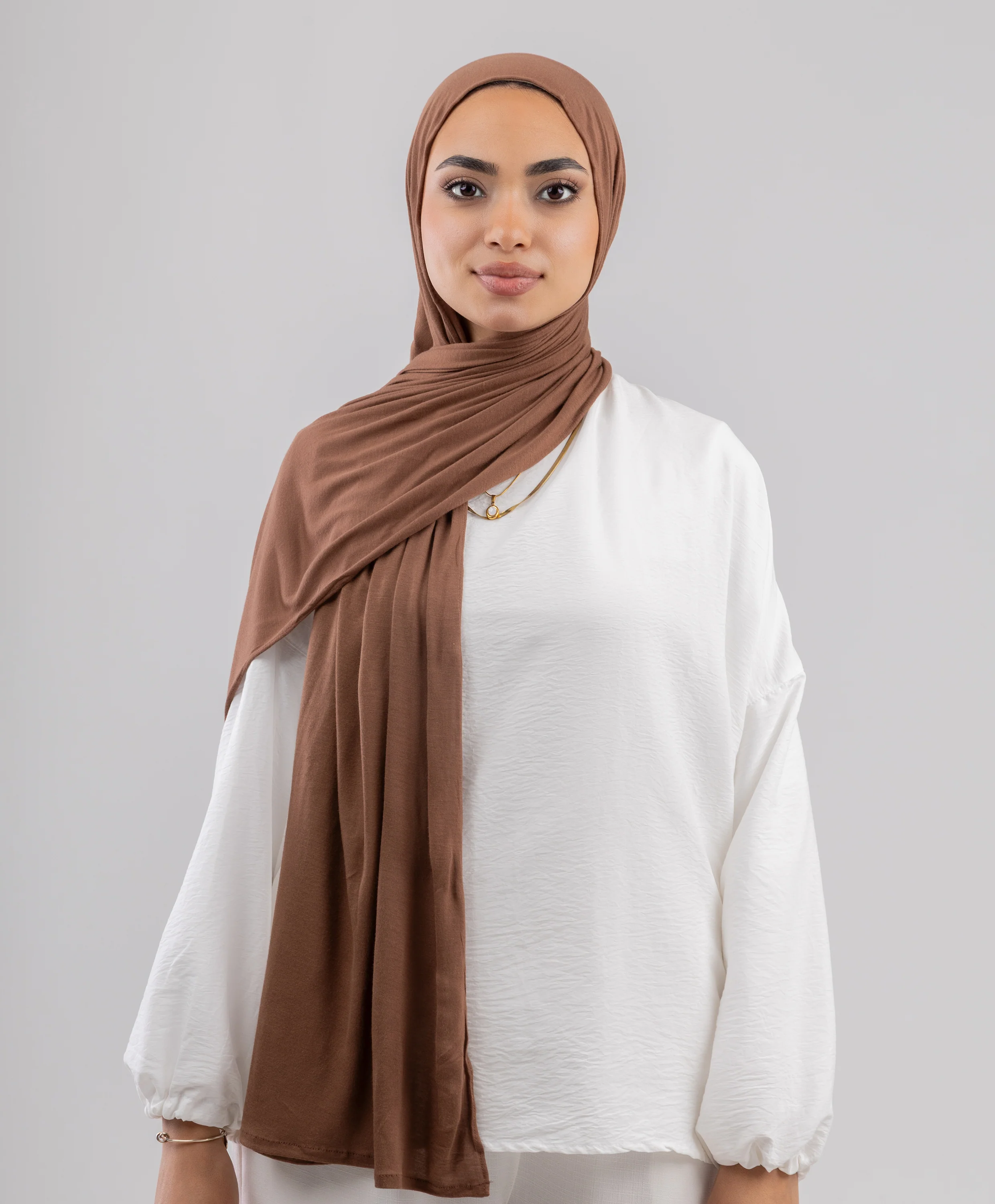 Plain Cotton Lycra Scarf - Image 43