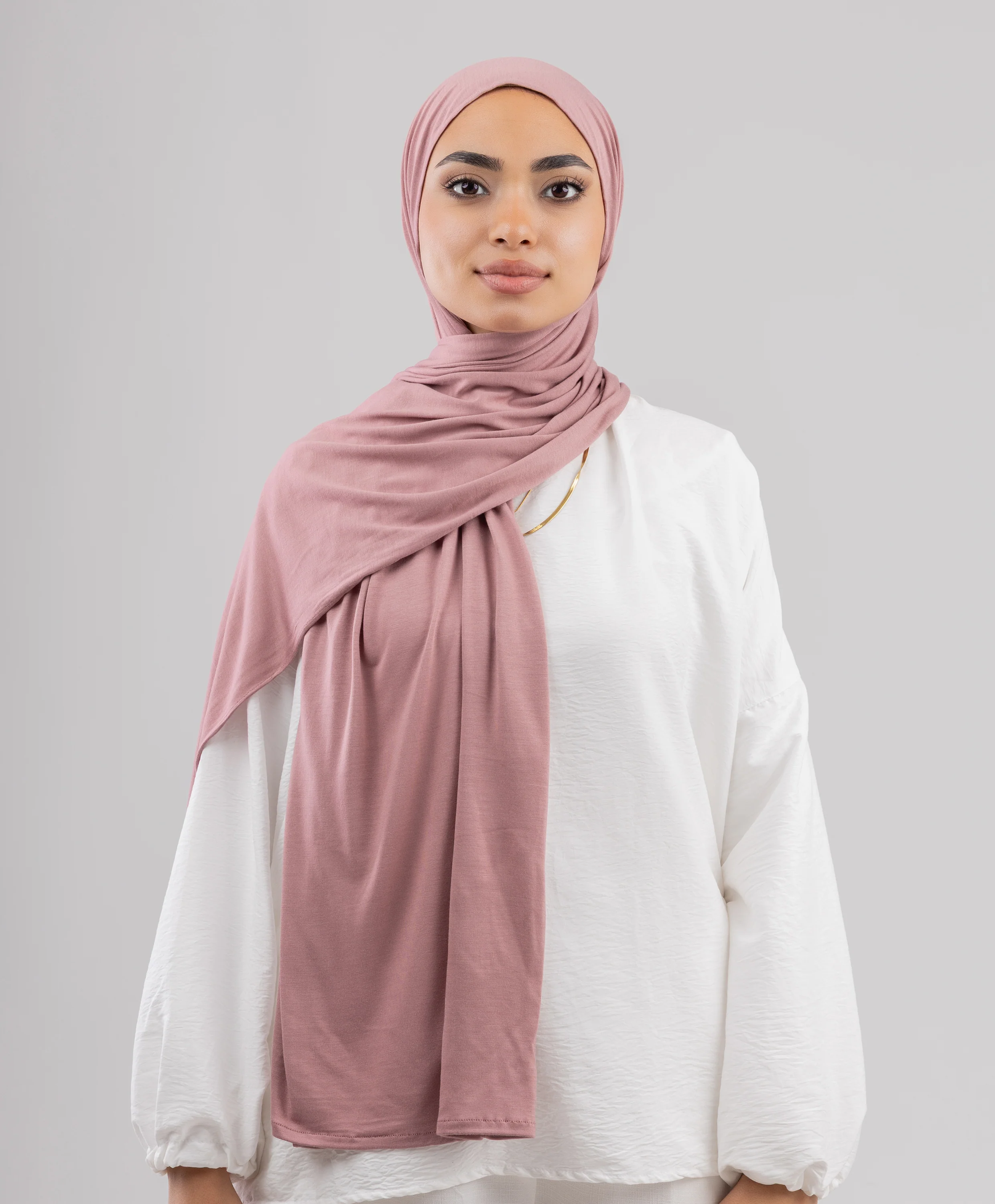 Plain Cotton Lycra Scarf - Image 47
