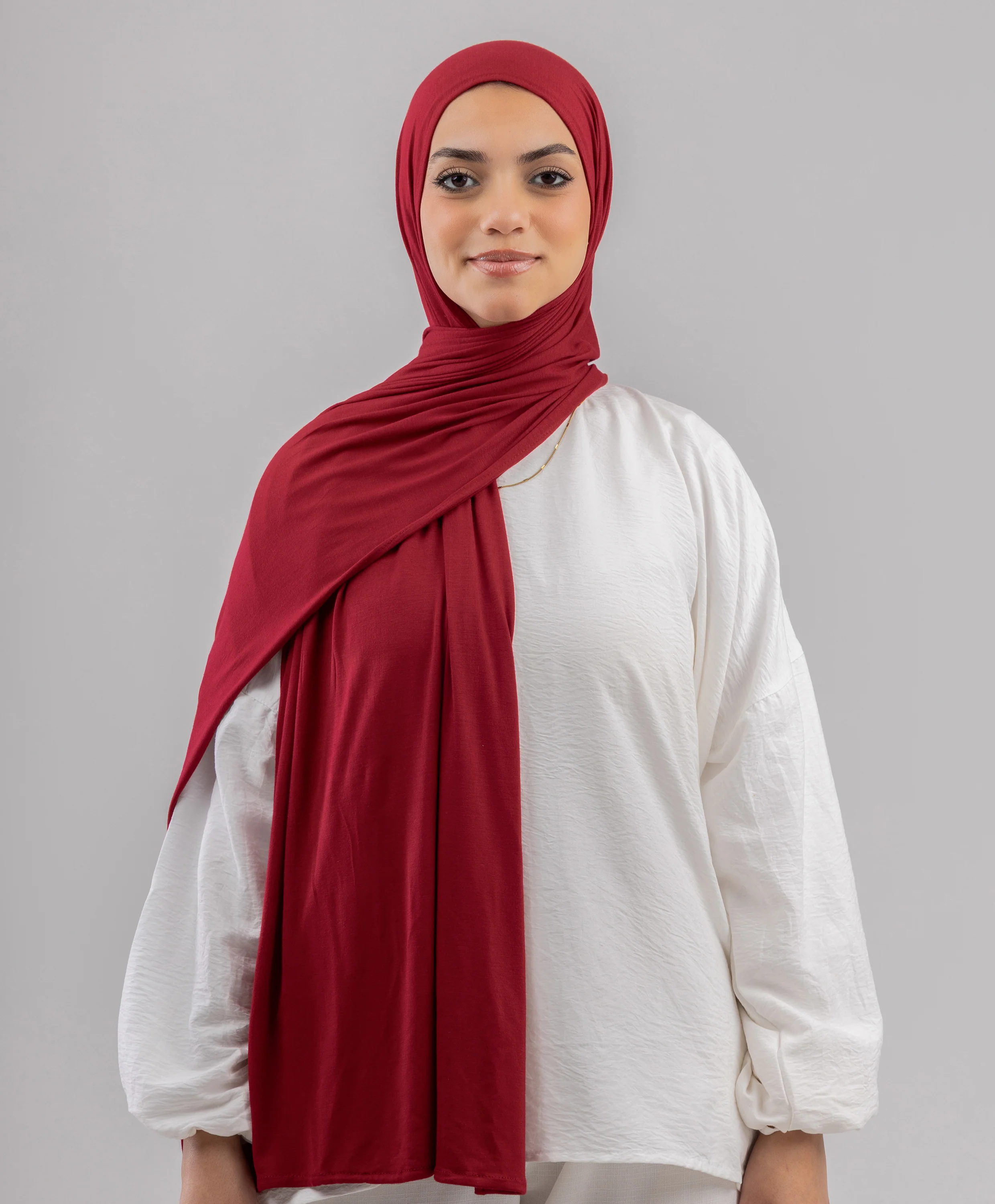 Plain Cotton Lycra Scarf - Image 57