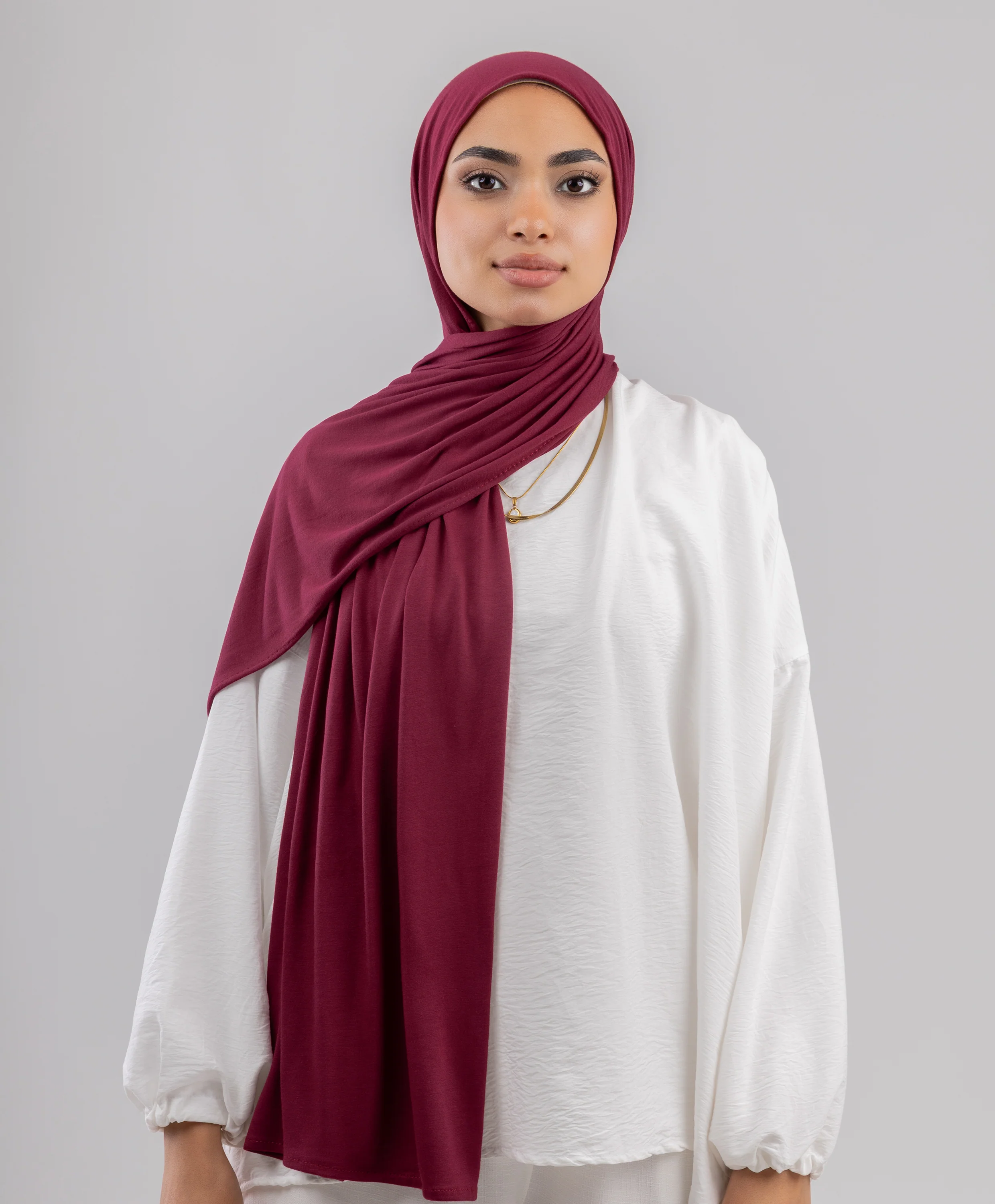 Plain Cotton Lycra Scarf - Image 62