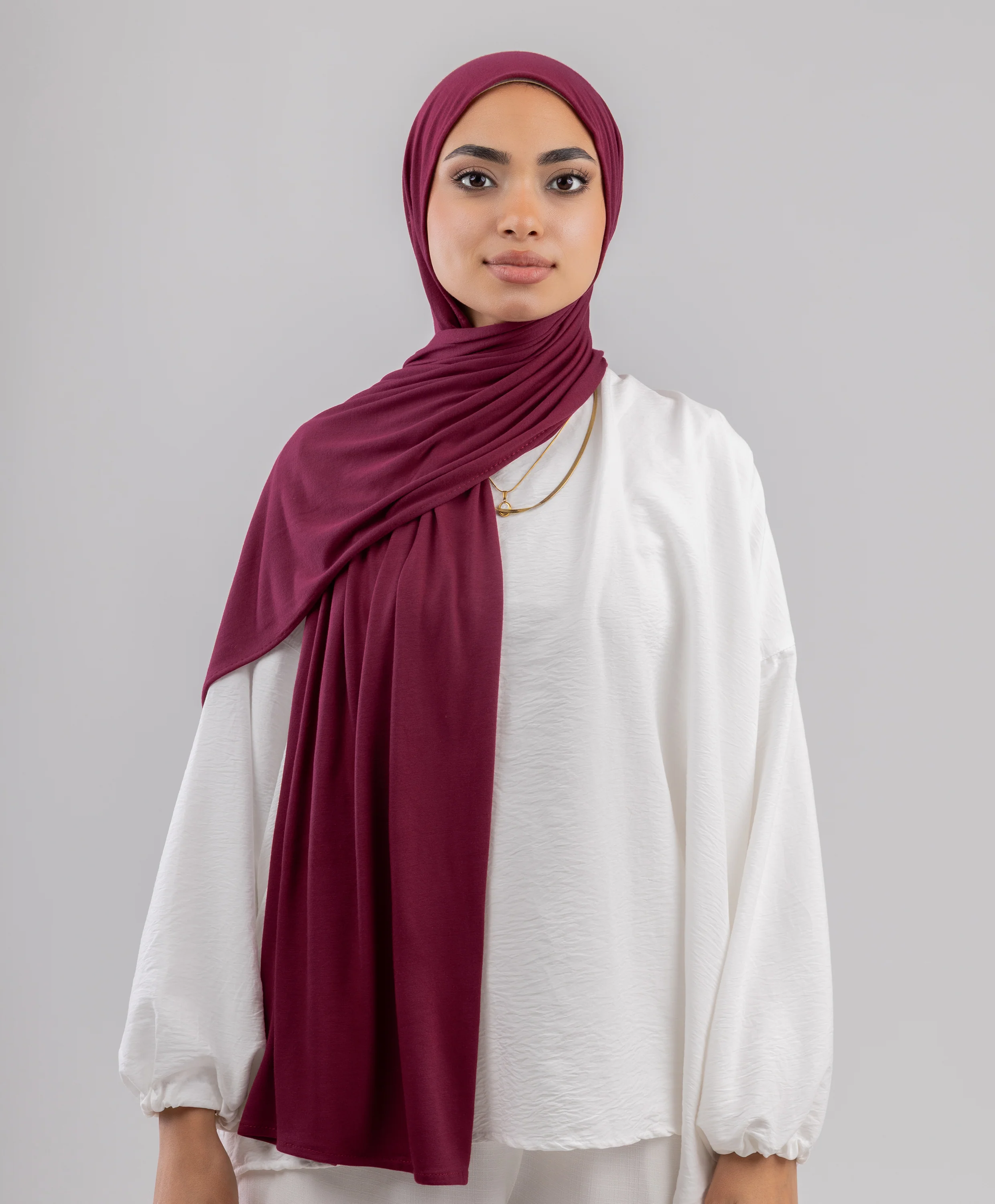Plain Cotton Lycra Scarf - Image 63