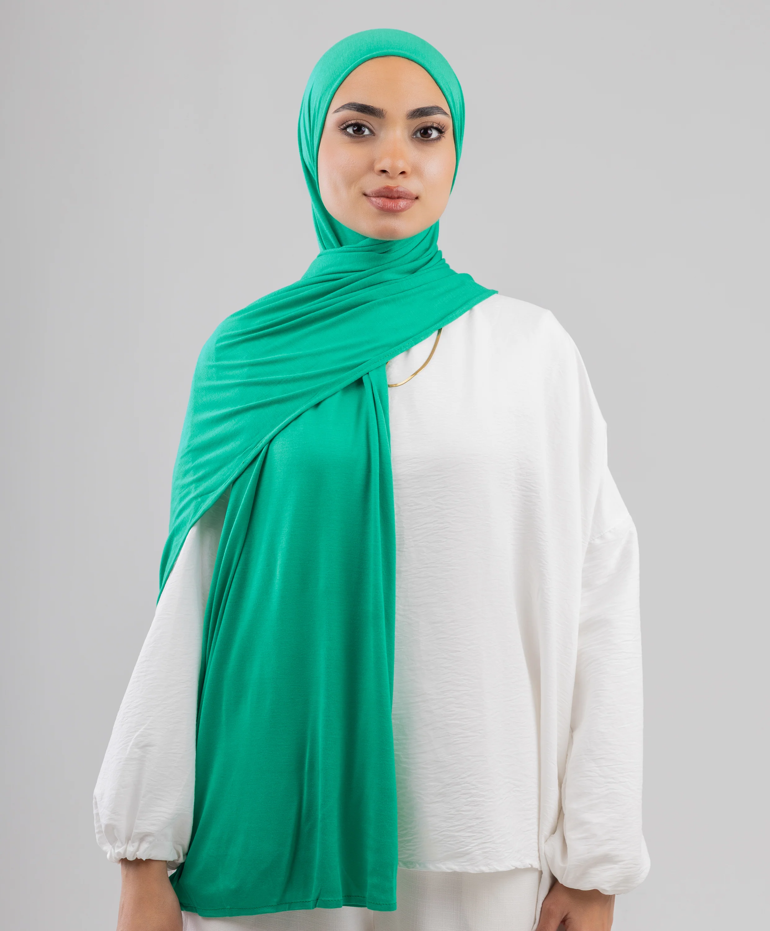 Plain Cotton Lycra Scarf - Image 65