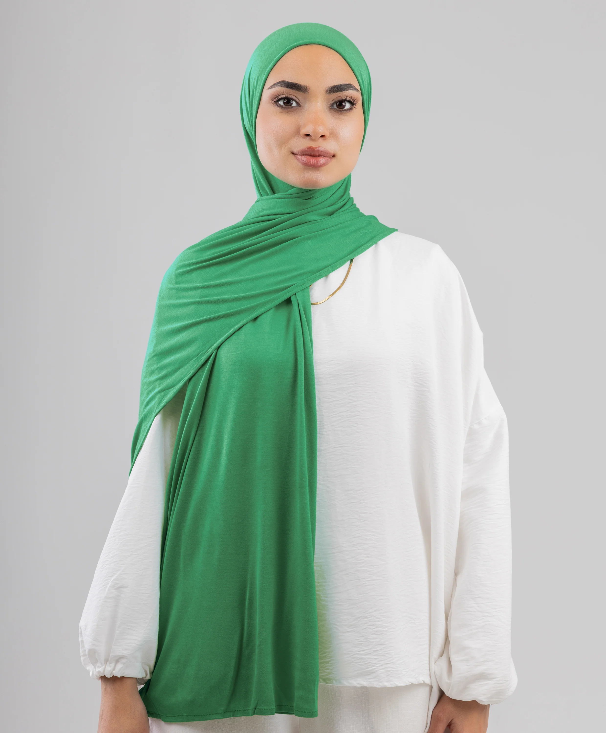 Plain Cotton Lycra Scarf - Image 67