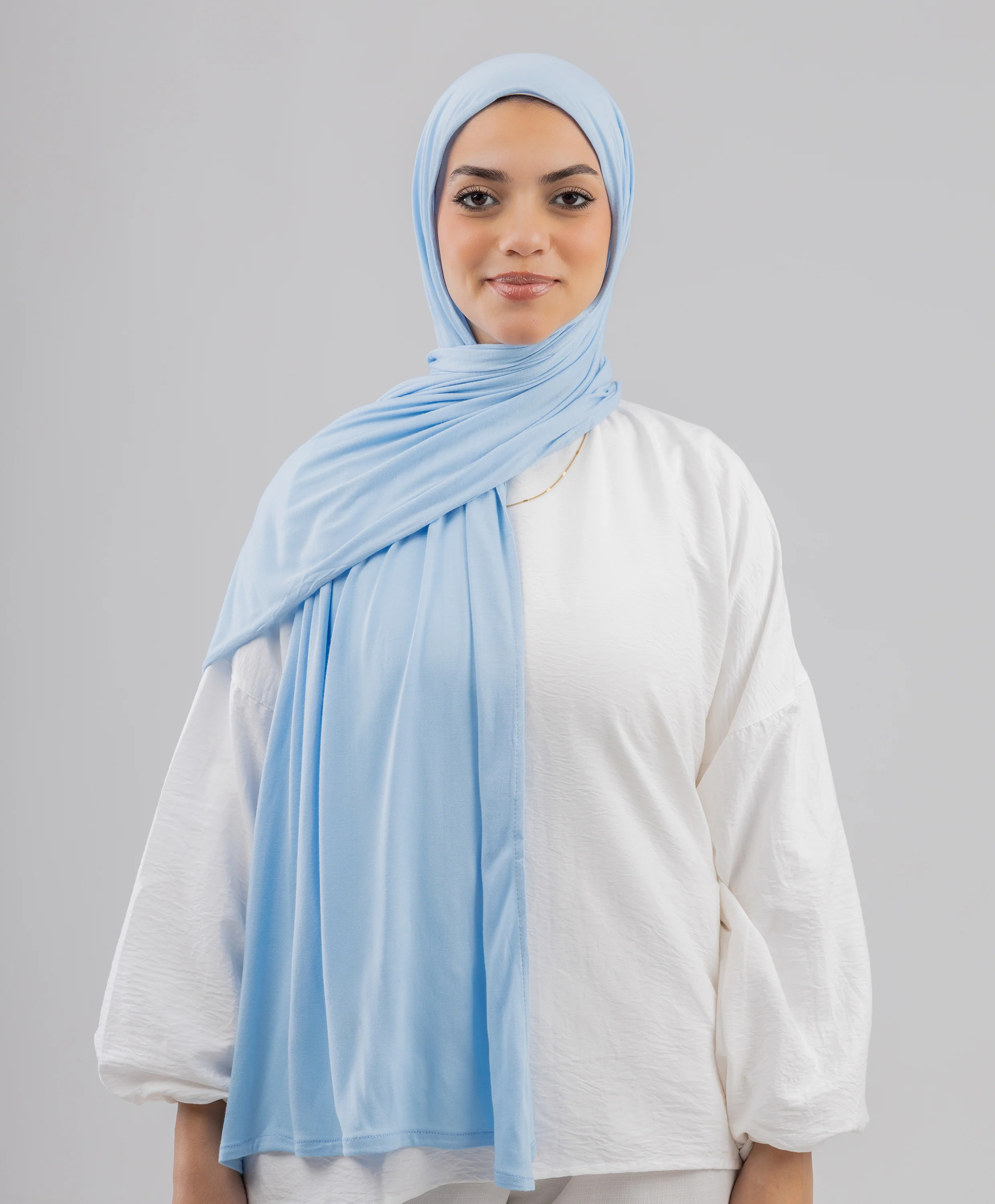 Plain Cotton Lycra Scarf - Image 74